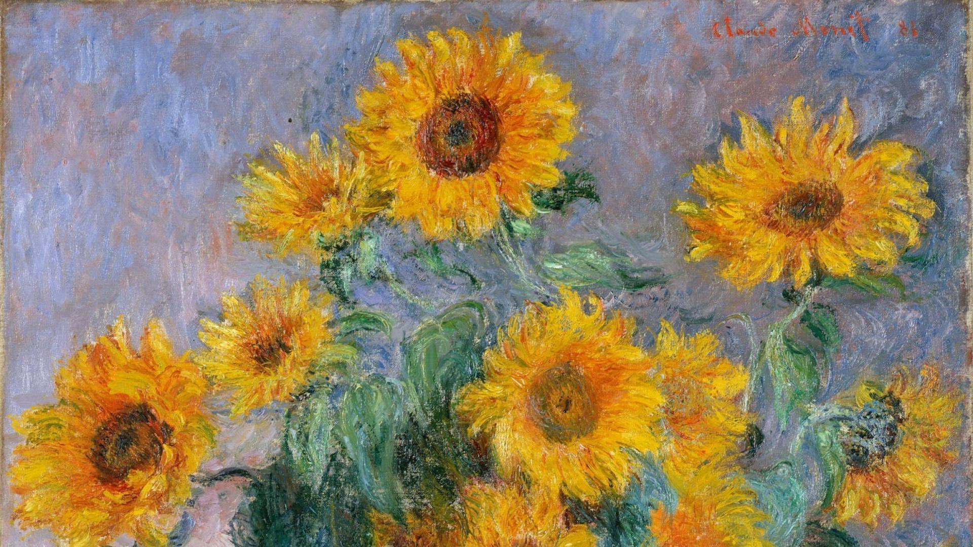 1920x1080 HD Monet Wallpaper