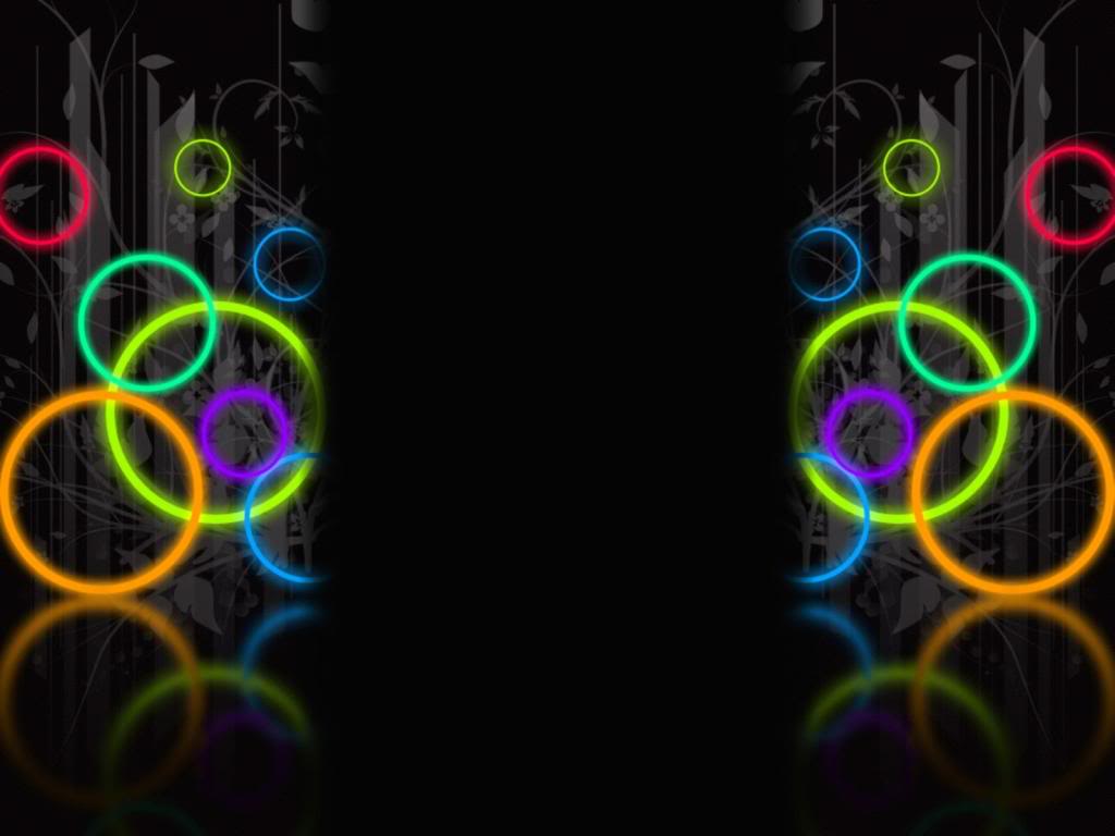 1024x768 Neon colors wallpaper