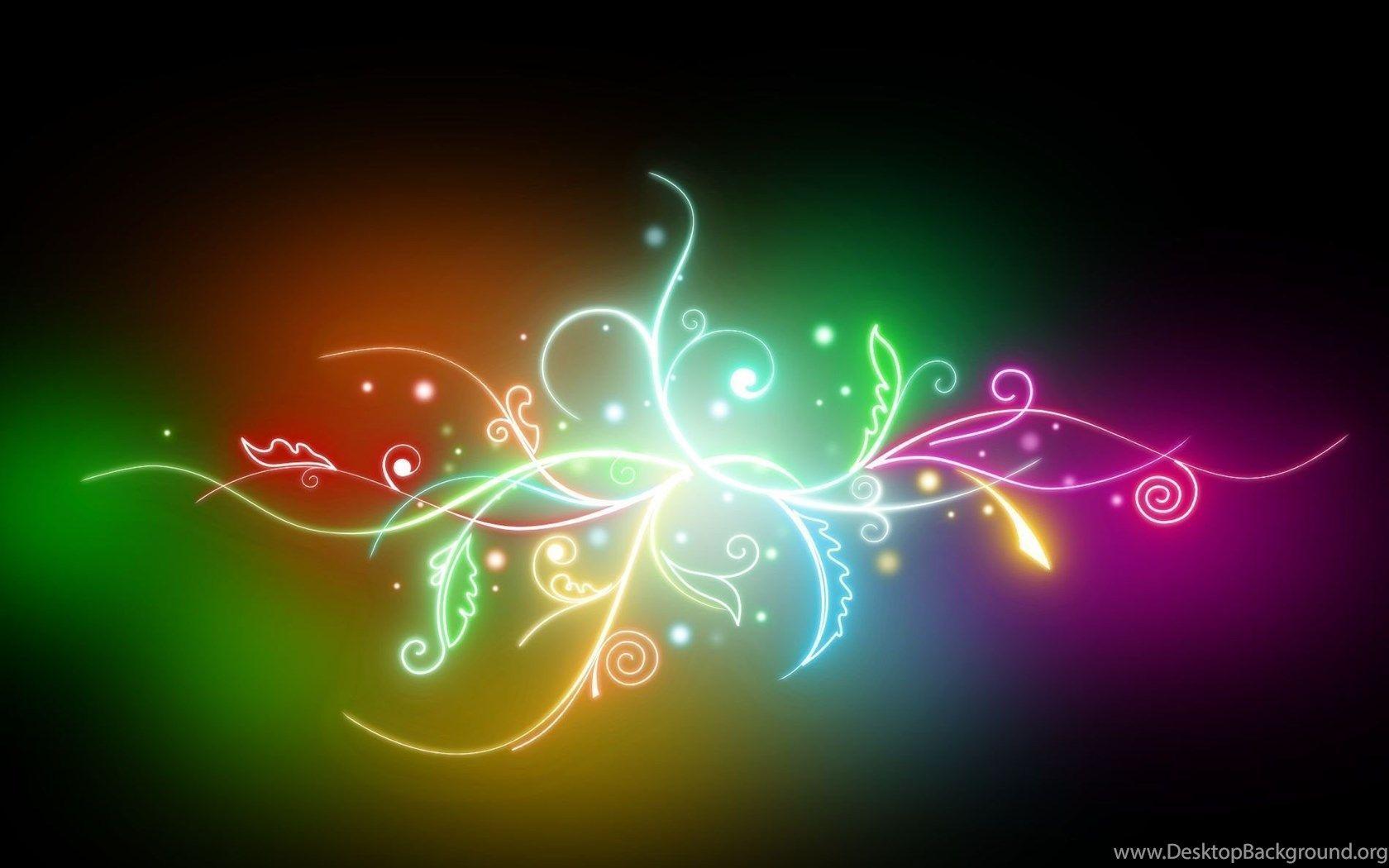 1680x1050 Neon Colors HD Wallpaper Desktop Background