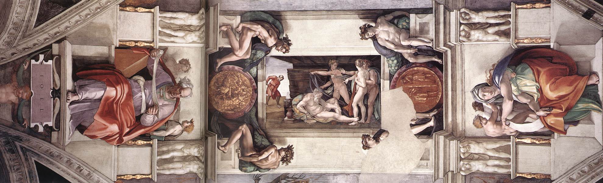 1979x602 Sistine Chapel Ceiling HD Wallpaper