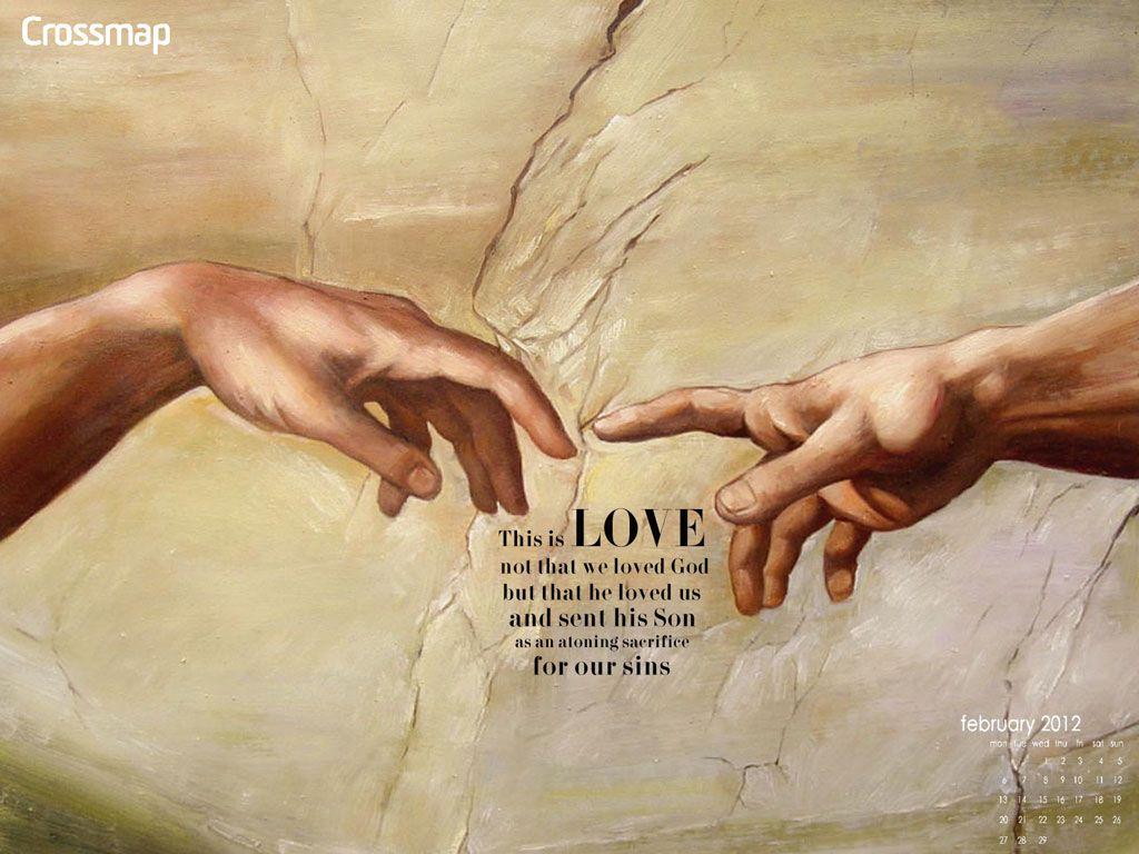 1024x768 The Creation Of Adam Wallpaper