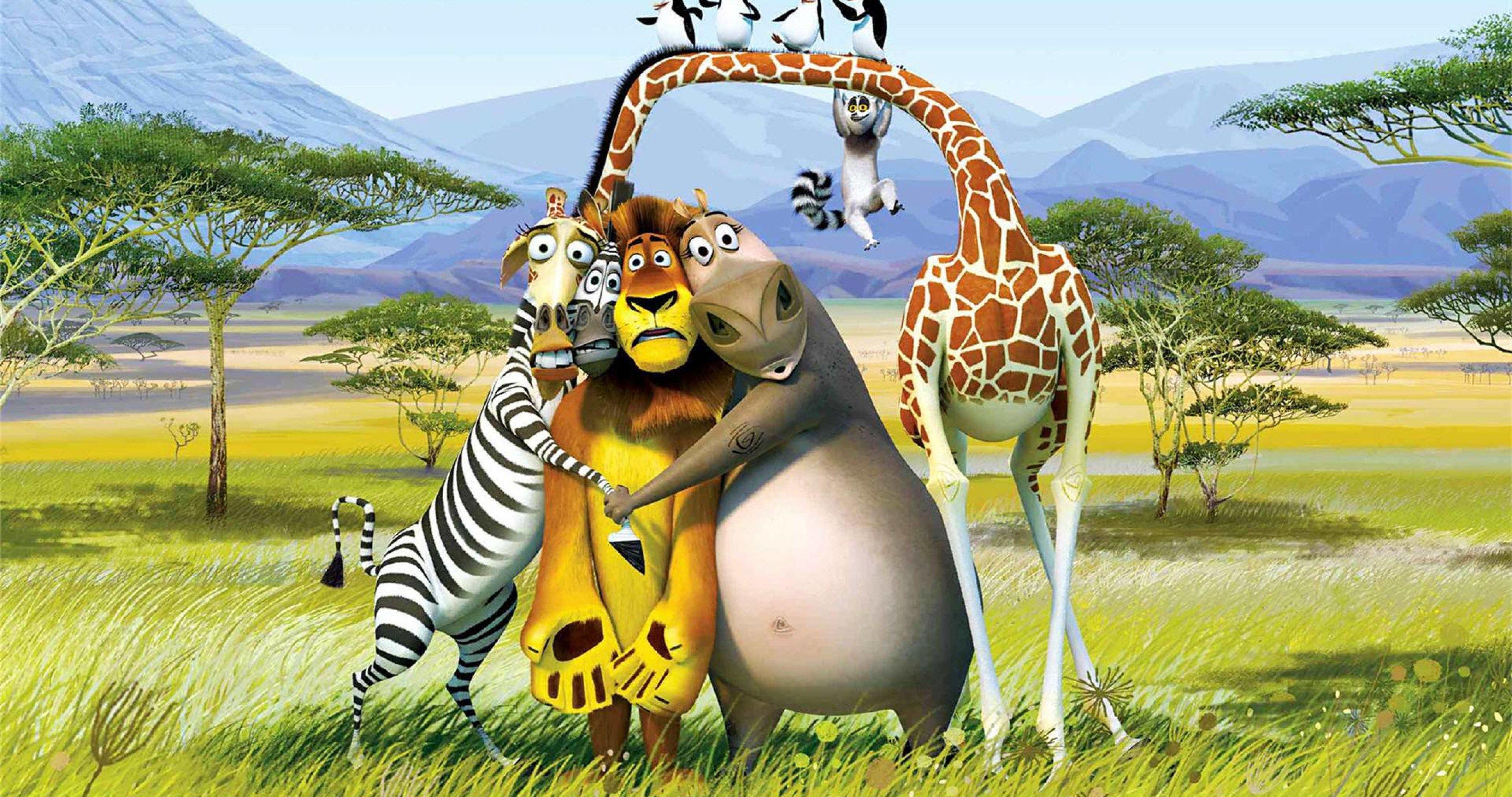 4096x2160 funny madagascar 4k ultra HD wallpaper. ololoshenka