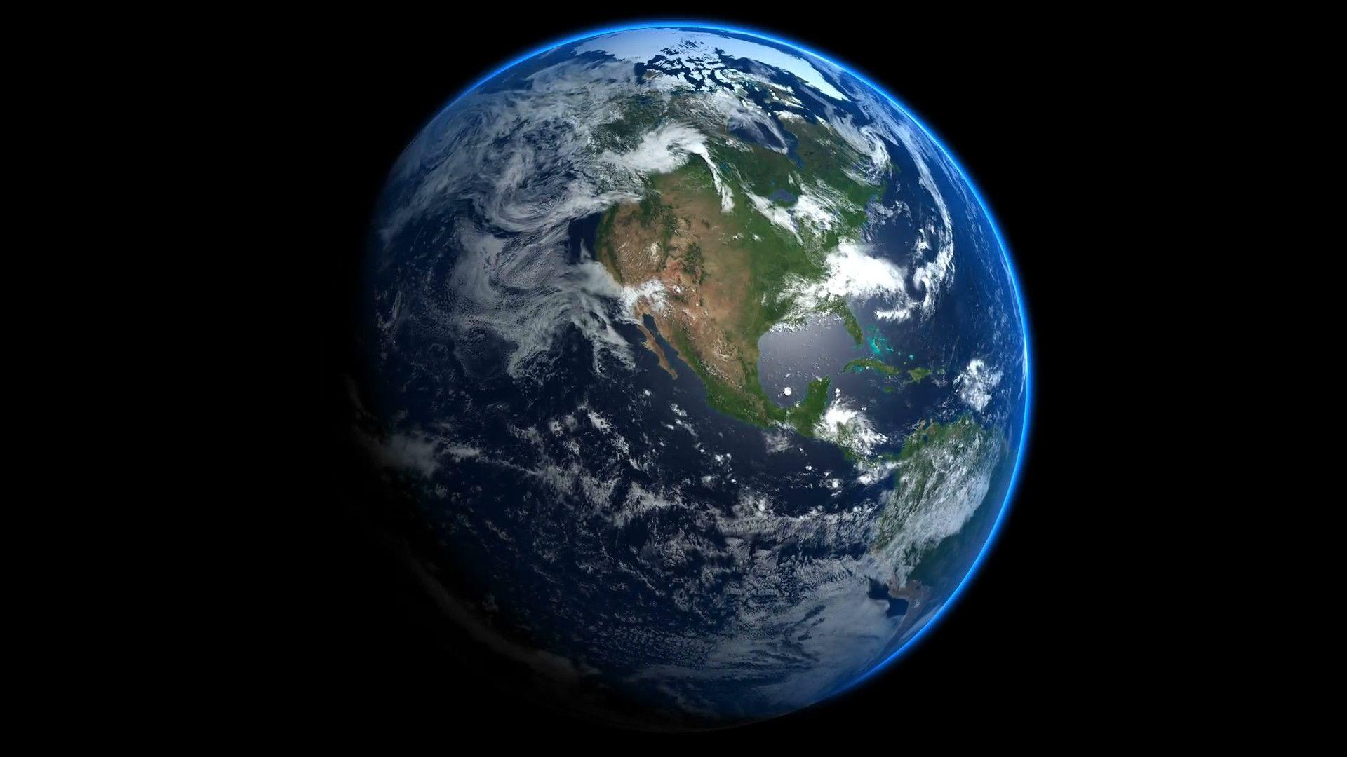 1920x1080 Spinning Globe Wallpaper