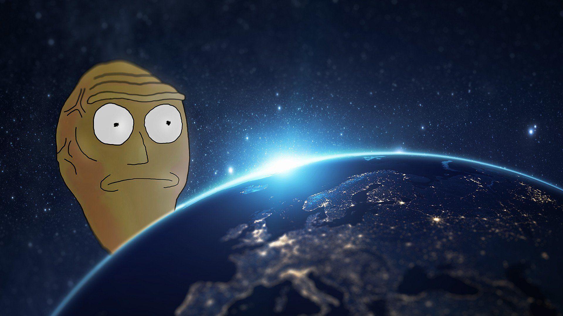 1920x1080 Rick and Morty, Cartoon, Earth HD Wallpaper / Desktop