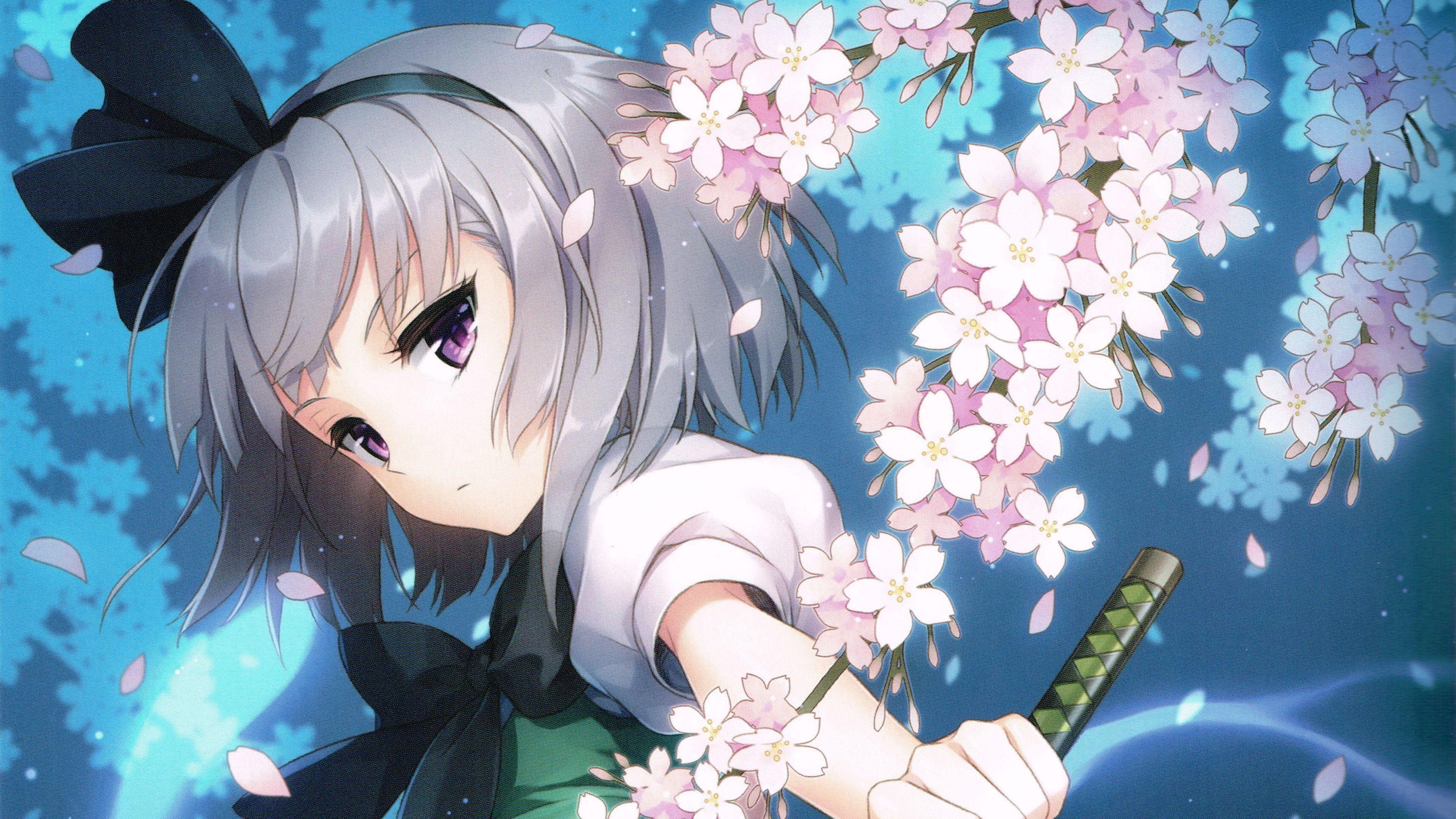 3840x2160 Anime Girl Wallpaper background picture