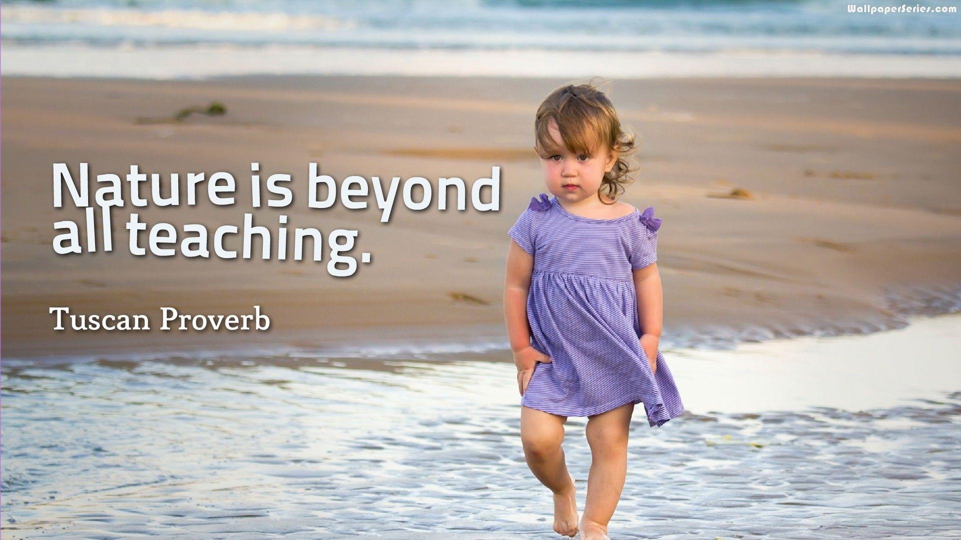 1920x1080 Nature Teaching Quotes Wallpaper 10808