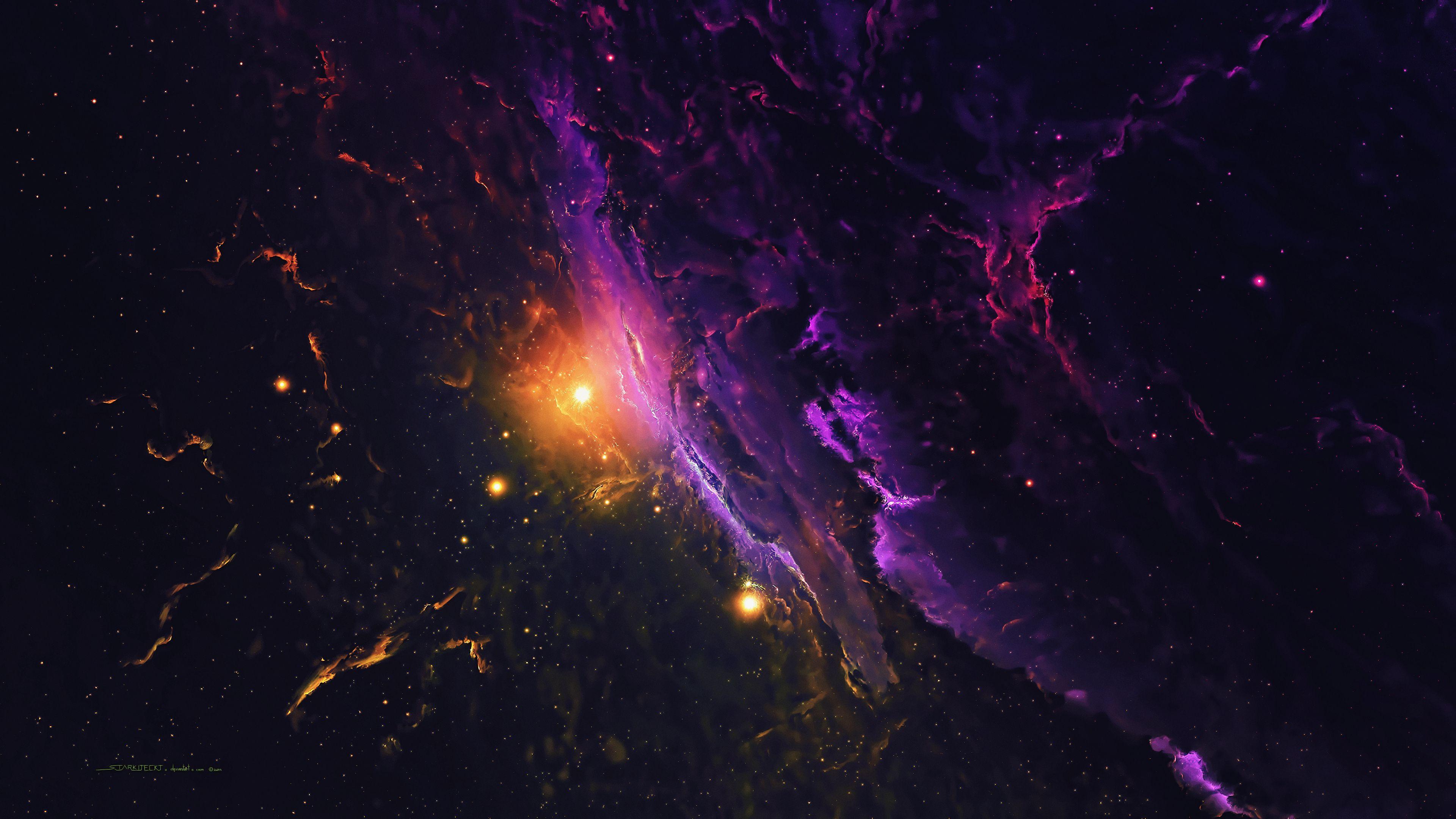3840x2160 Nebula Galaxy Space Stars Universe 4k Space