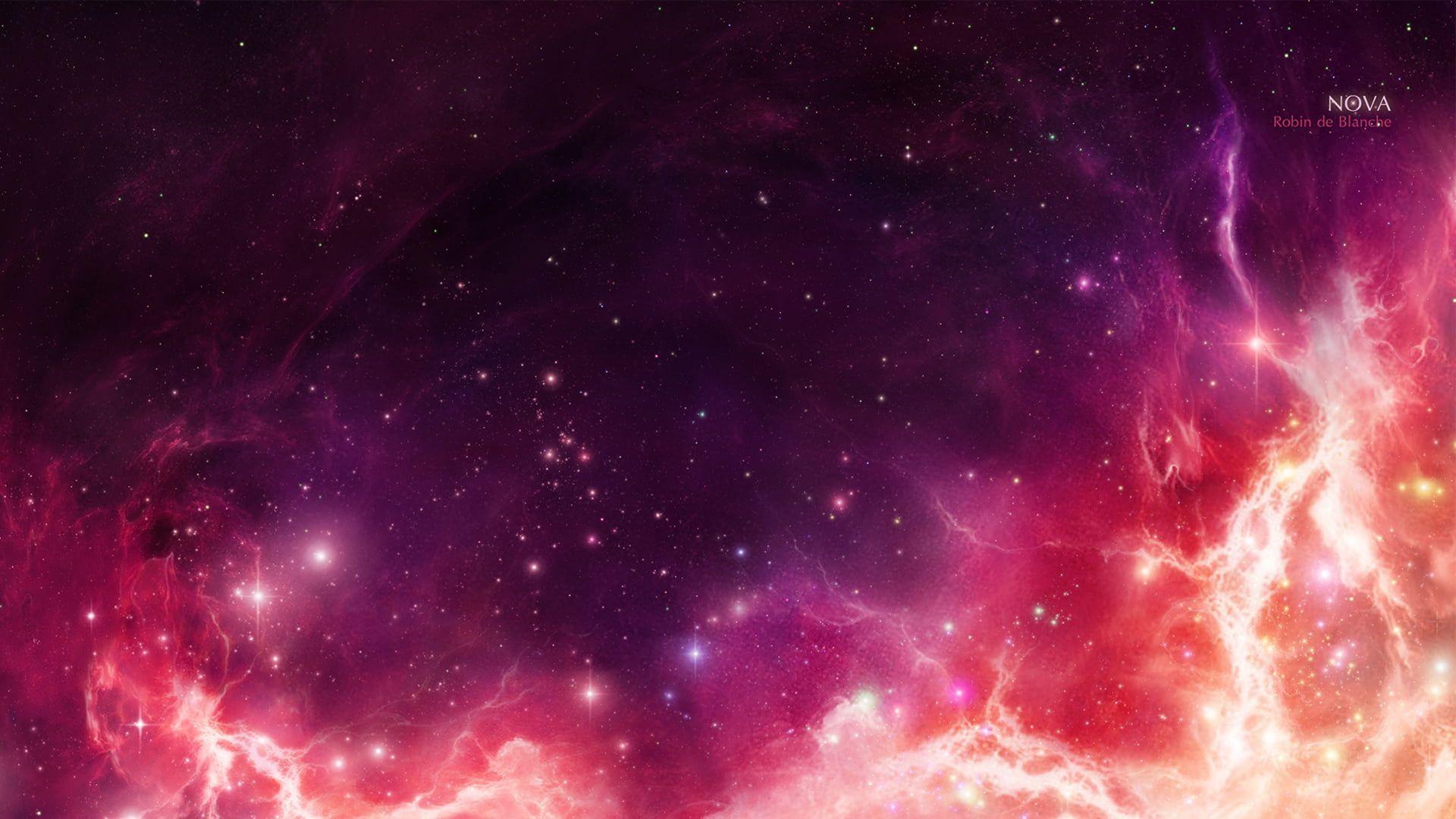 1920x1080 Nebula wallpaper, digital art, space, stars, galaxy HD