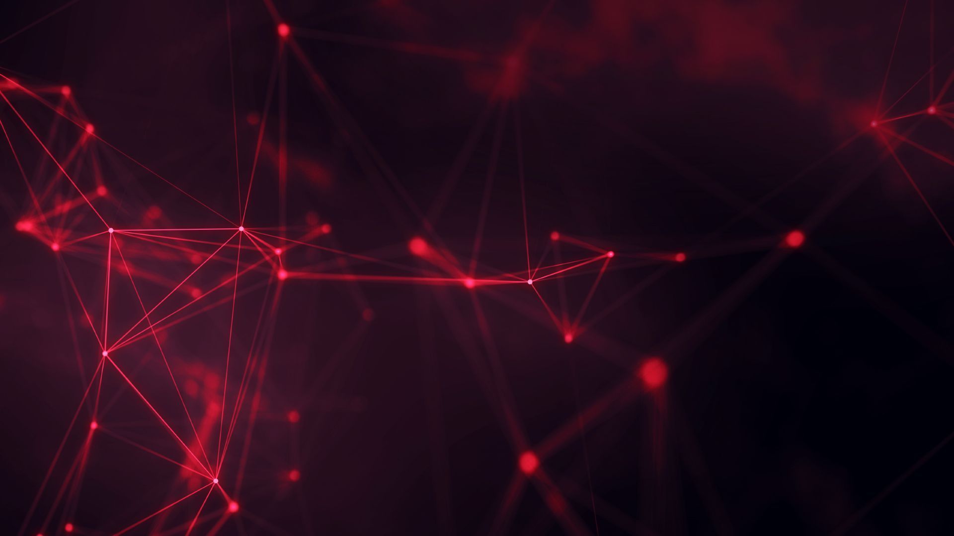 1920x1080 White String Lights on Black Background