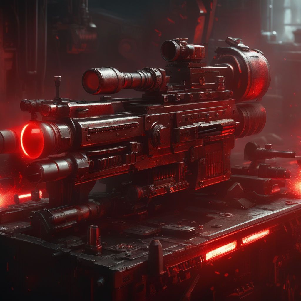 1024x1024 red laser