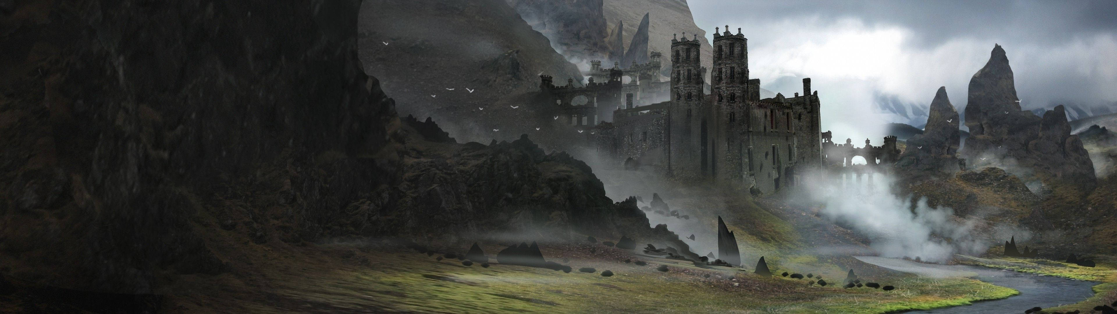 3840x1080 Medieval HD Wallpaper & Background
