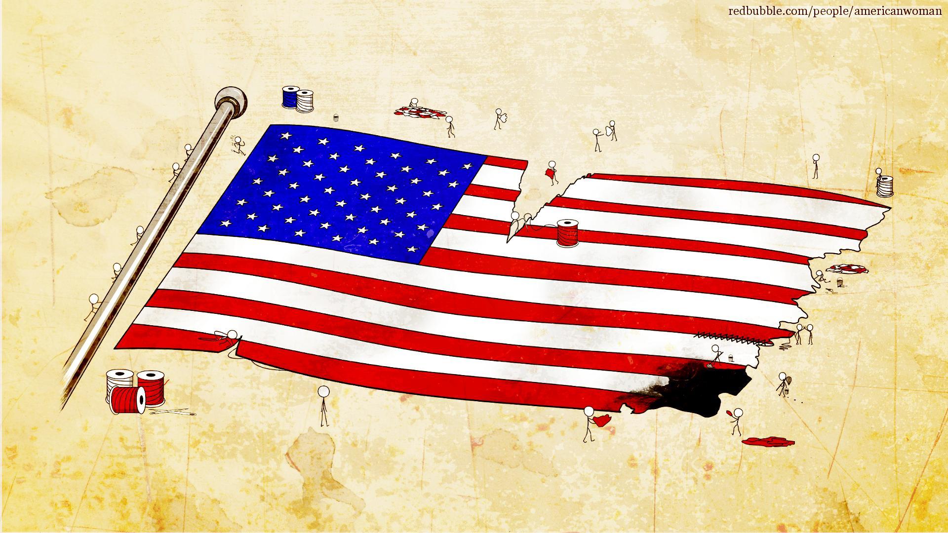 1920x1080 An inspiring and patriotic wallpaper. Teamwork will get us