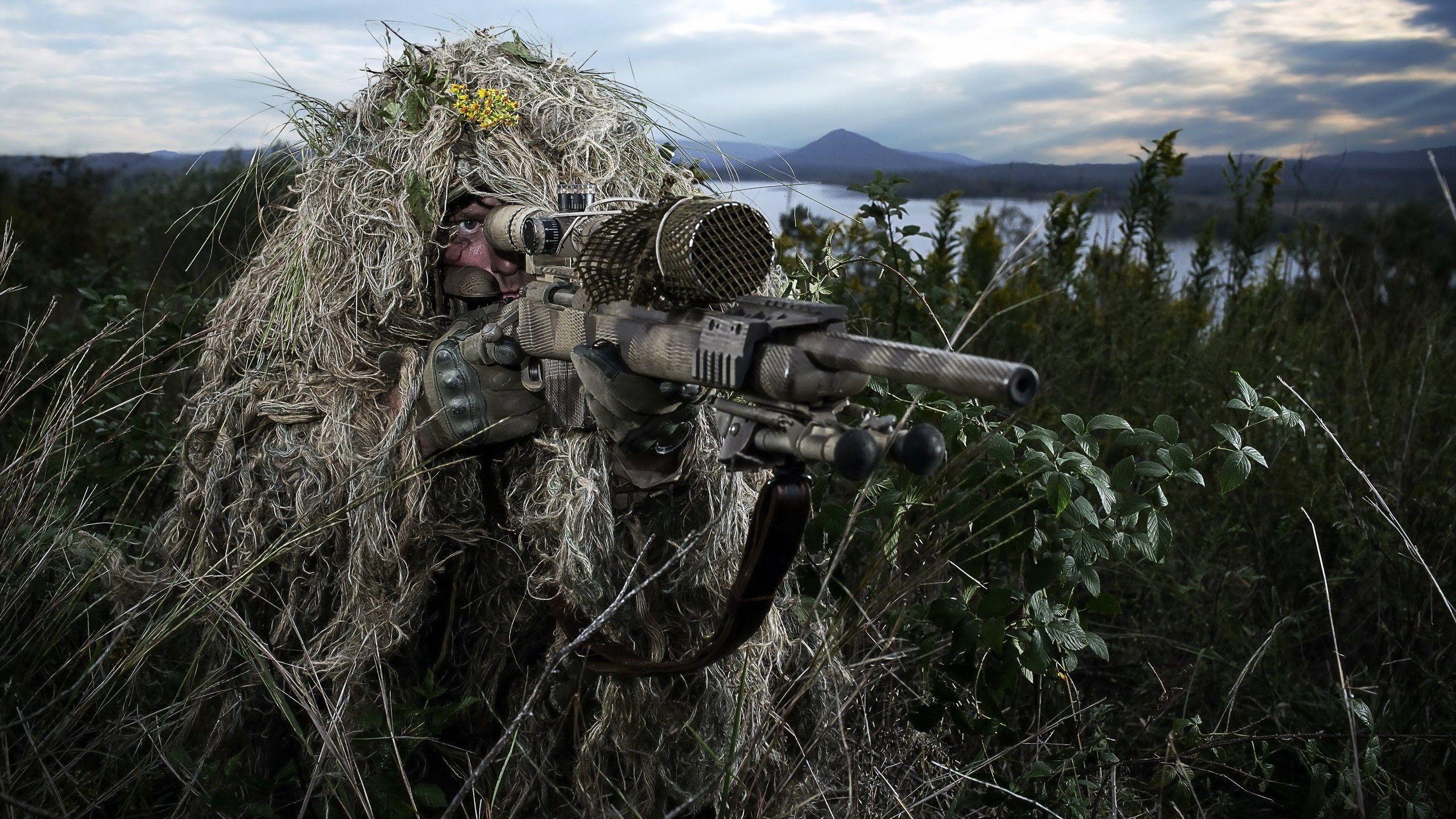 2560x1440 Army Sniper Wallpaper HD