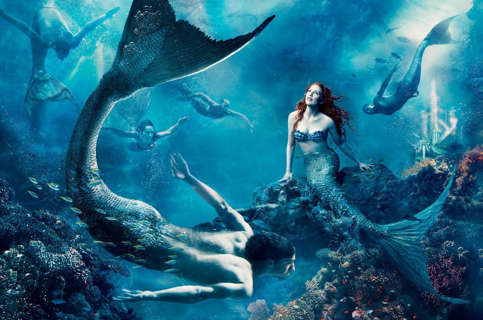 1600x1059 3D Mermaid Wallpaper