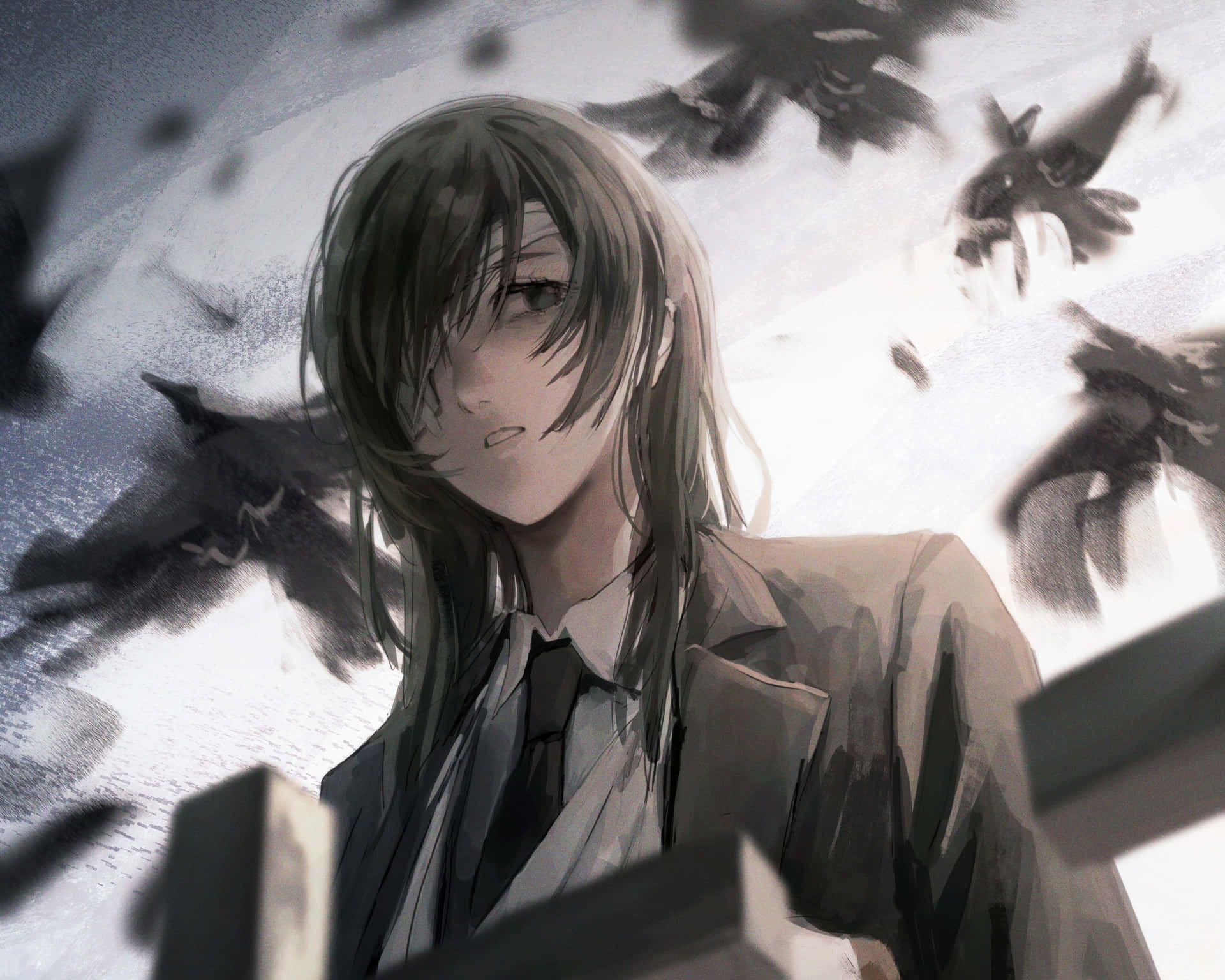 1920x1536 Chainsaw Man Himeno Wallpaper