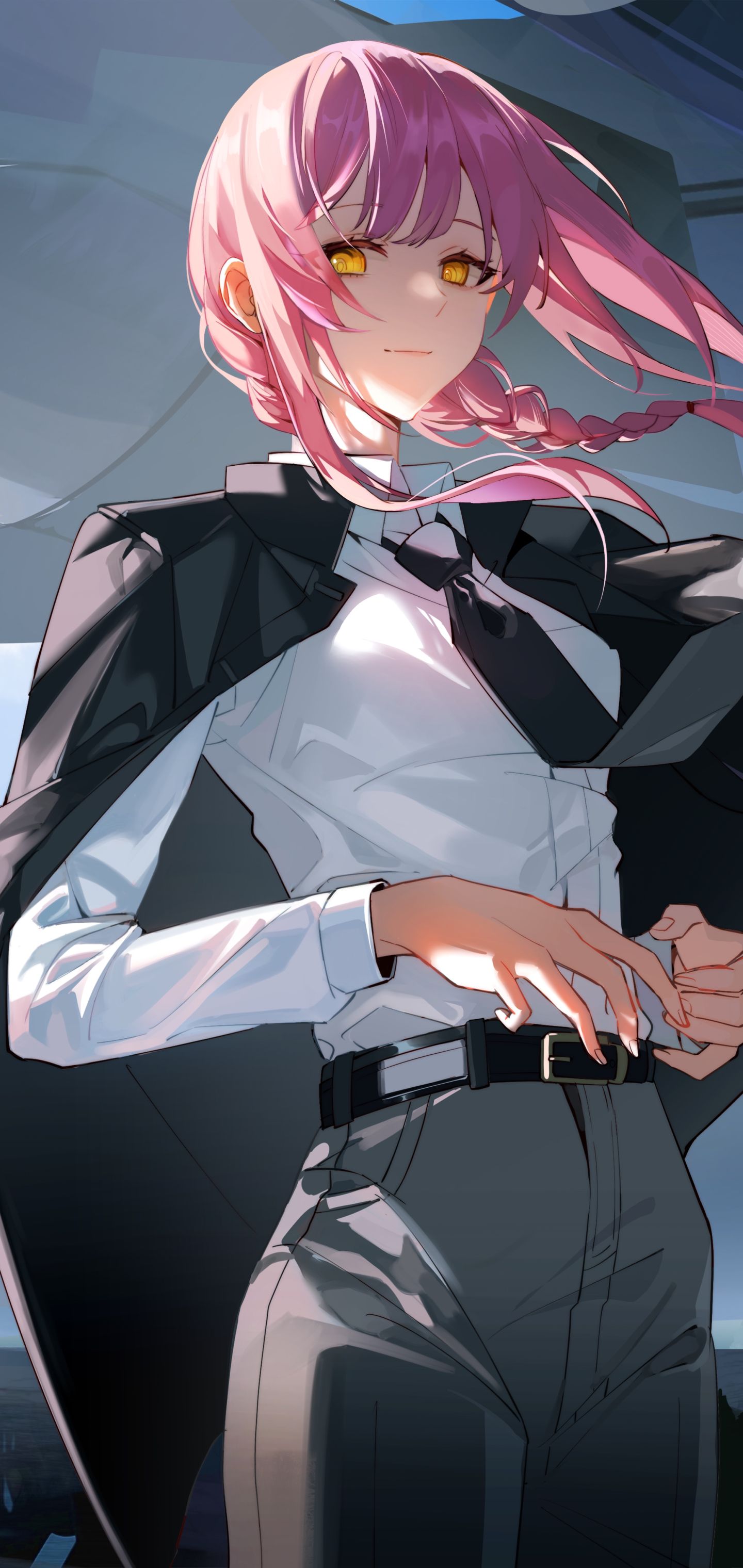 1440x3040 Anime Chainsaw Man Phone Wallpaper