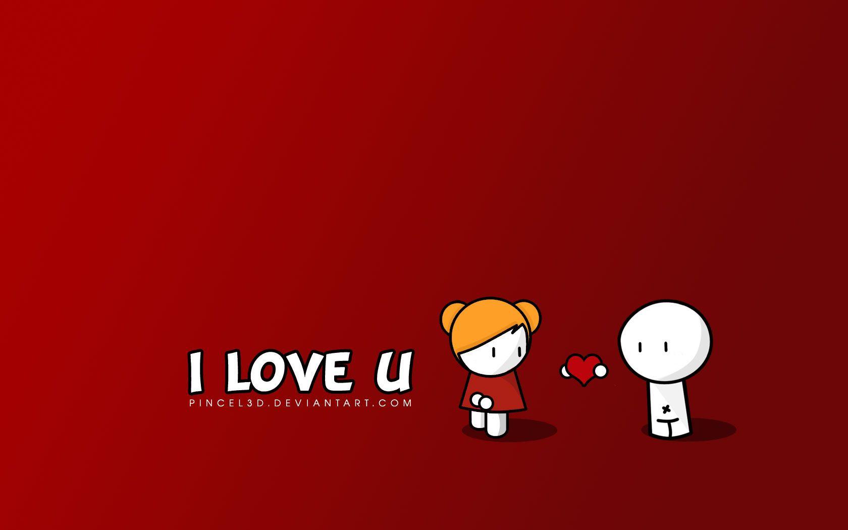 i love you backgrounds for computer