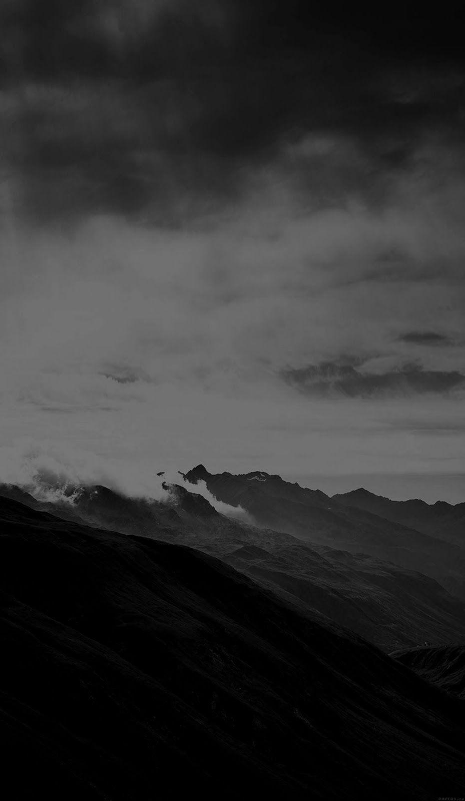 929x1600 Nature Dark Fog HD Wallpaper