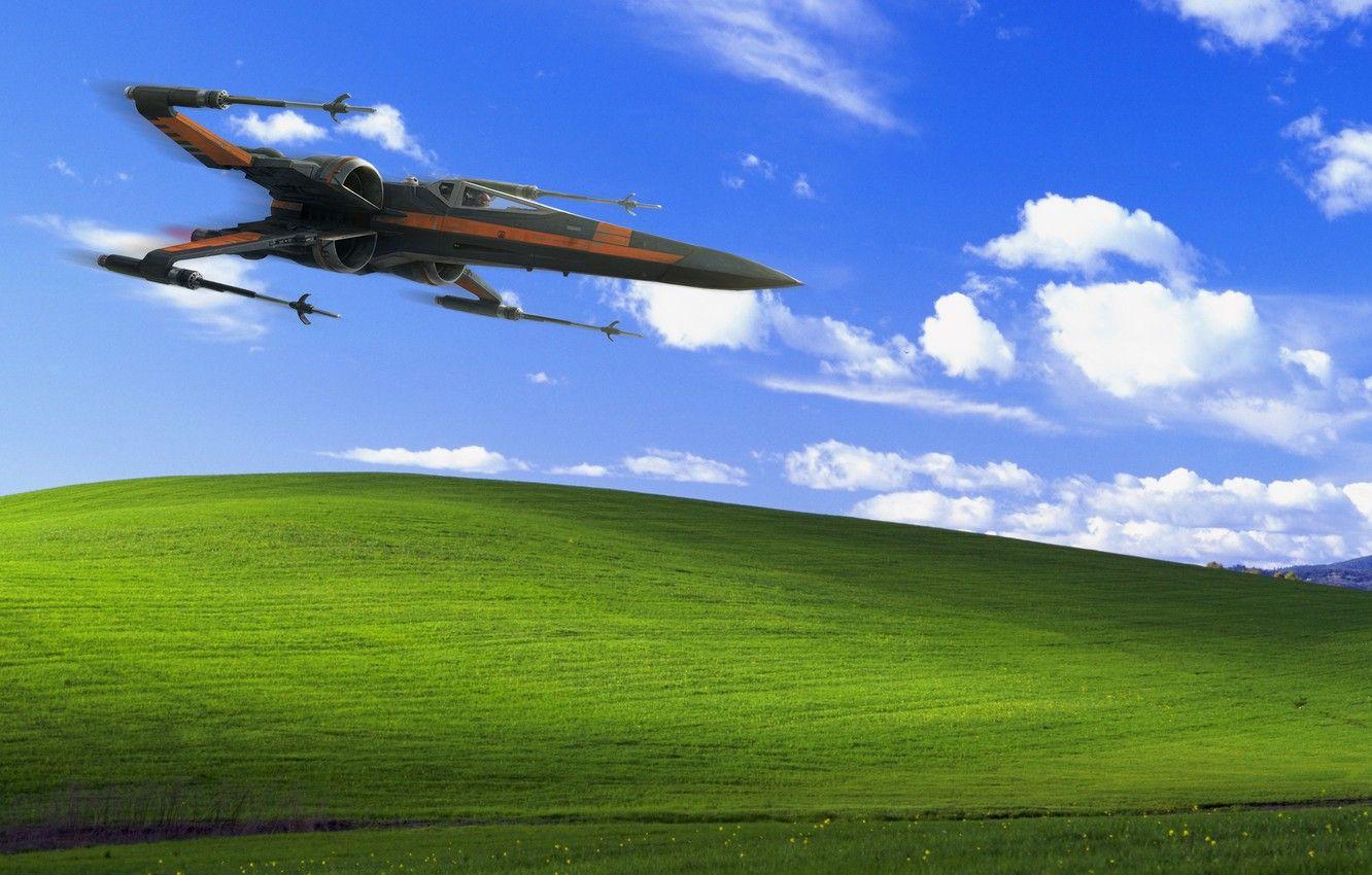 1332x850 Wallpaper Fighter, Star Wars, Hill, Landscape, Fighters