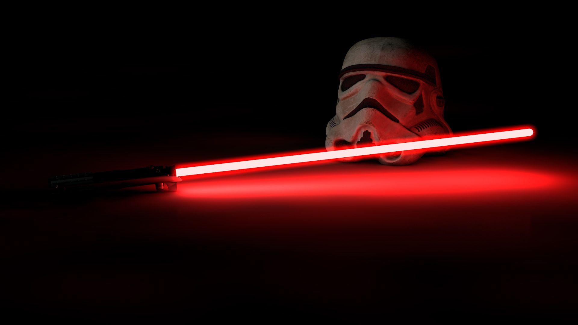 1920x1080 3D Light Saber, Storm Trooper Helmet and Star Wars Christmas Tree