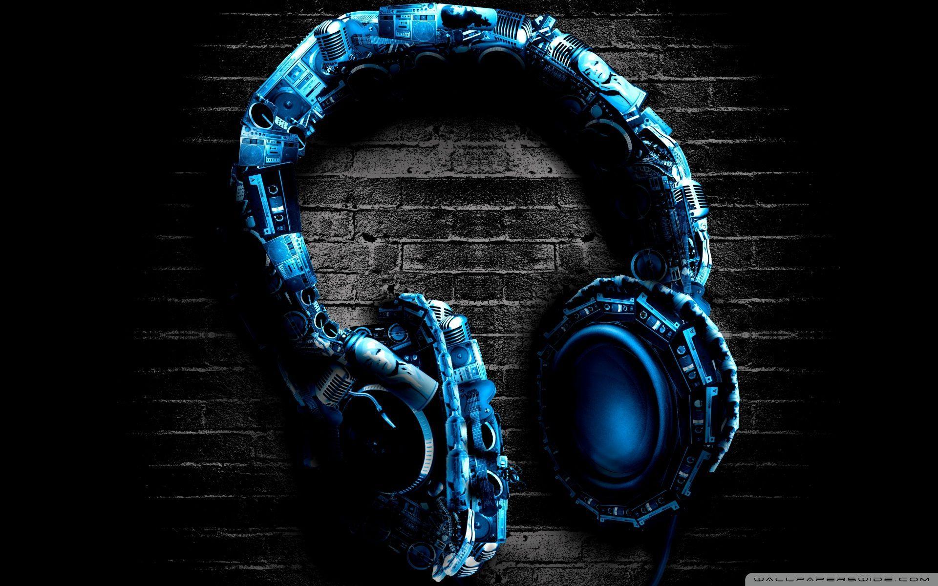 1920x1200 Headphones Abstract Wallpaper