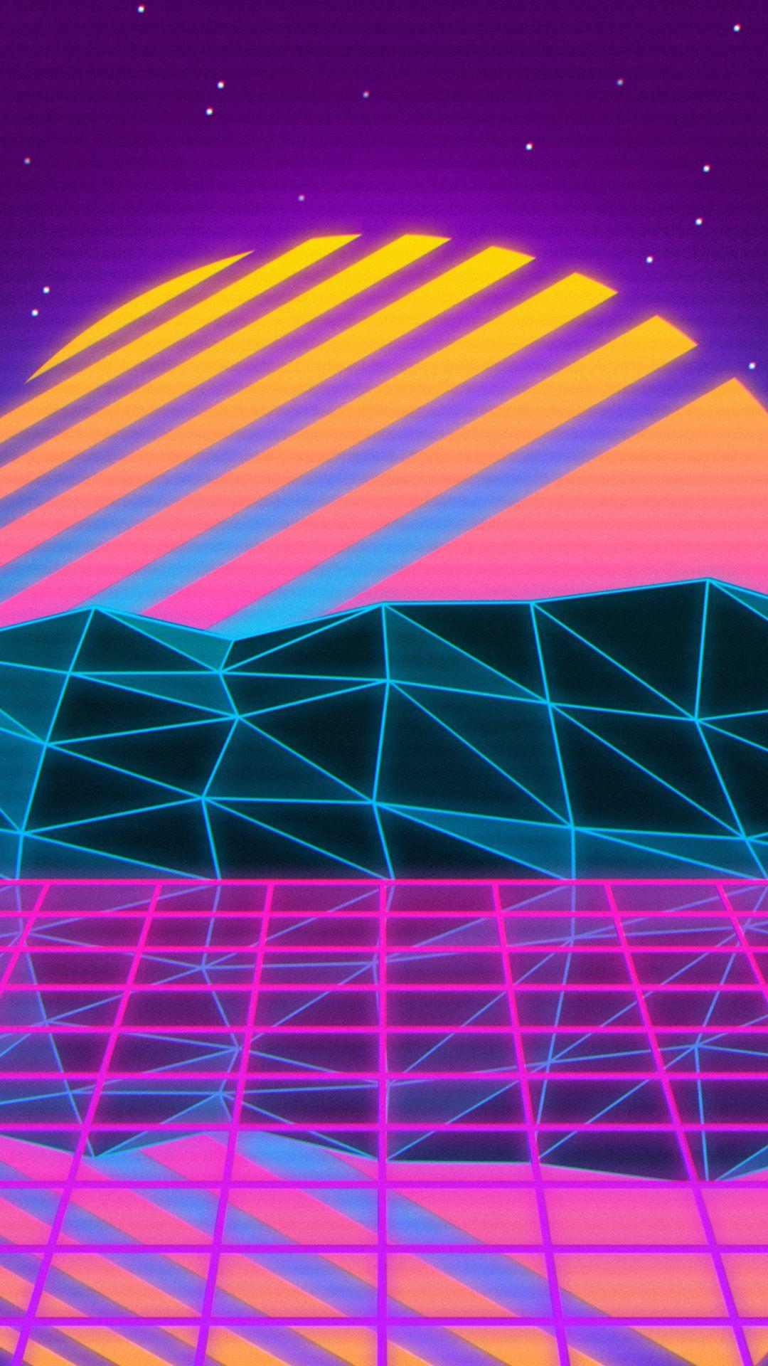 1080x1920 Vaporwave iPhone 6s, 6 Plus, Pixel xl , One Plus 3