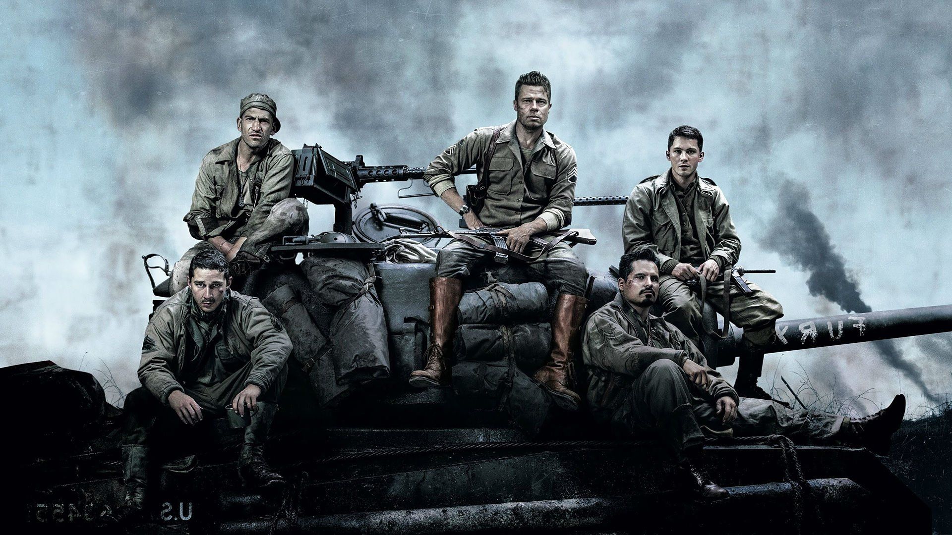 1920x1080 FURY action drama war brad pitt
