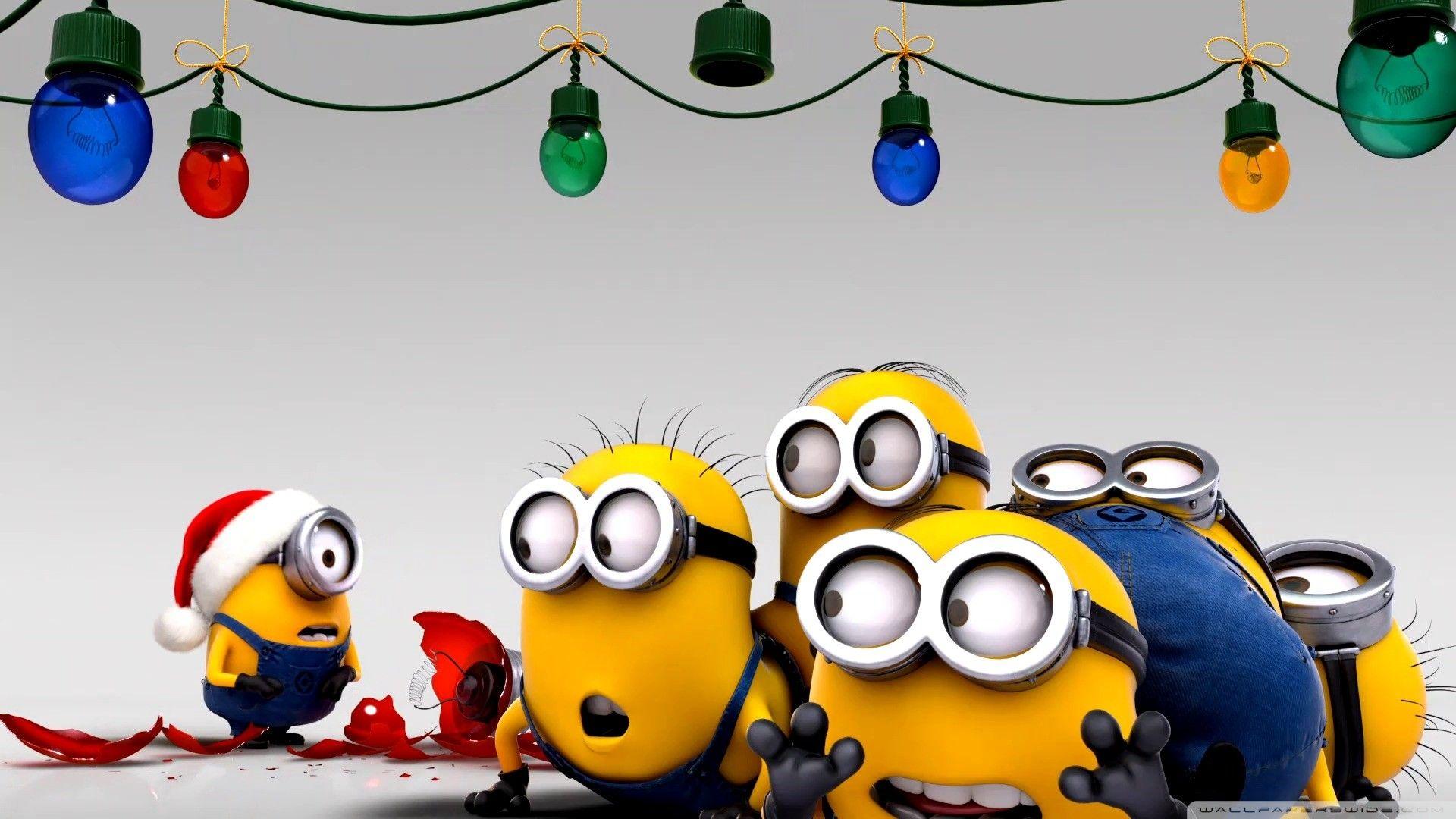 Dễ thương và hài hước với bộ sưu tập hình nền Minion Giáng Sinh dễ thương nhất!