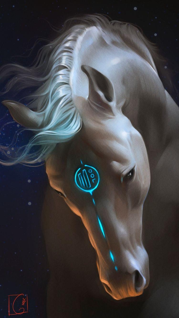 750x1334 Fantasy Horse (750x1334) Wallpaper