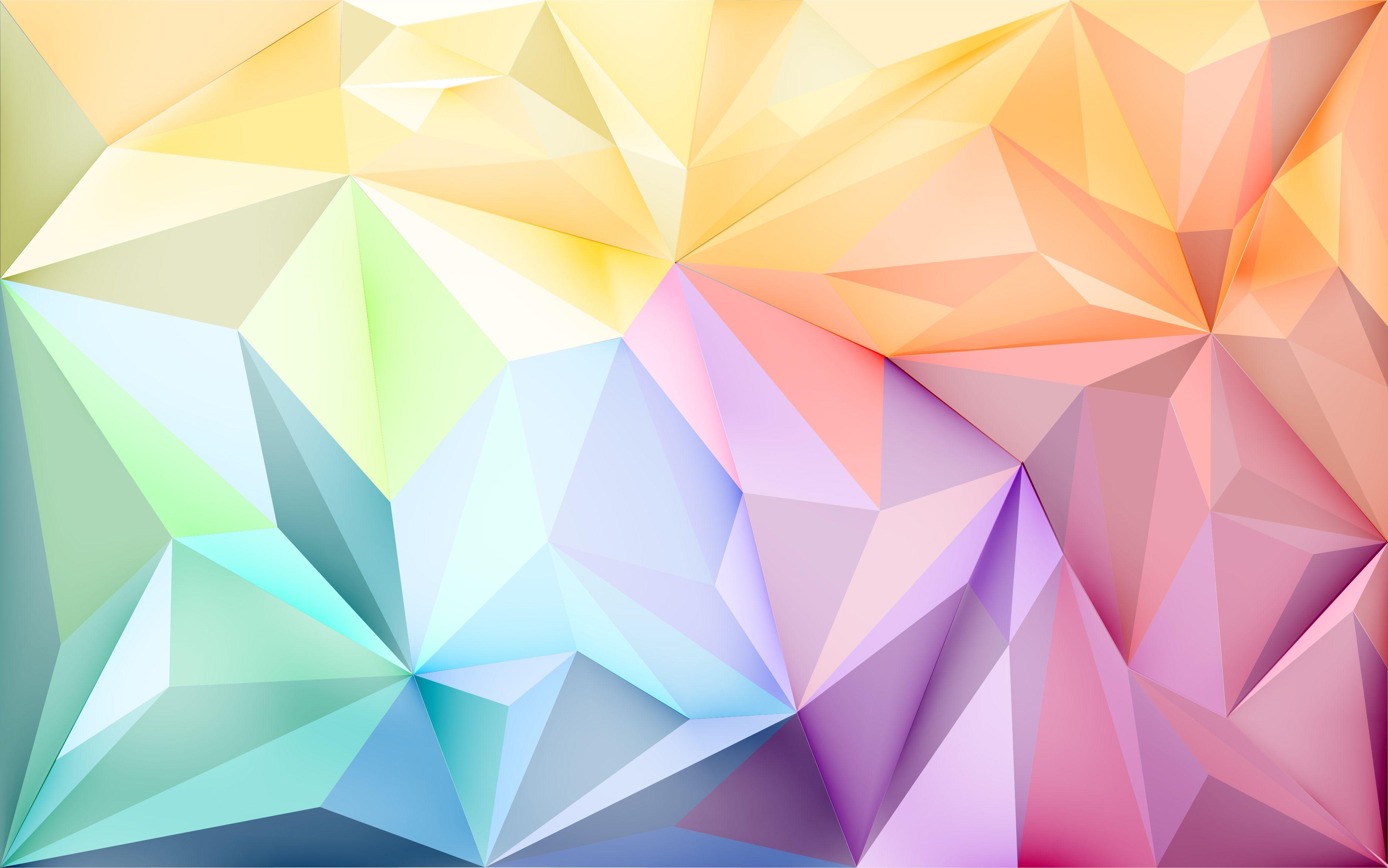 Rainbow Polygon Wallpapers - Top Free Rainbow Polygon Backgrounds