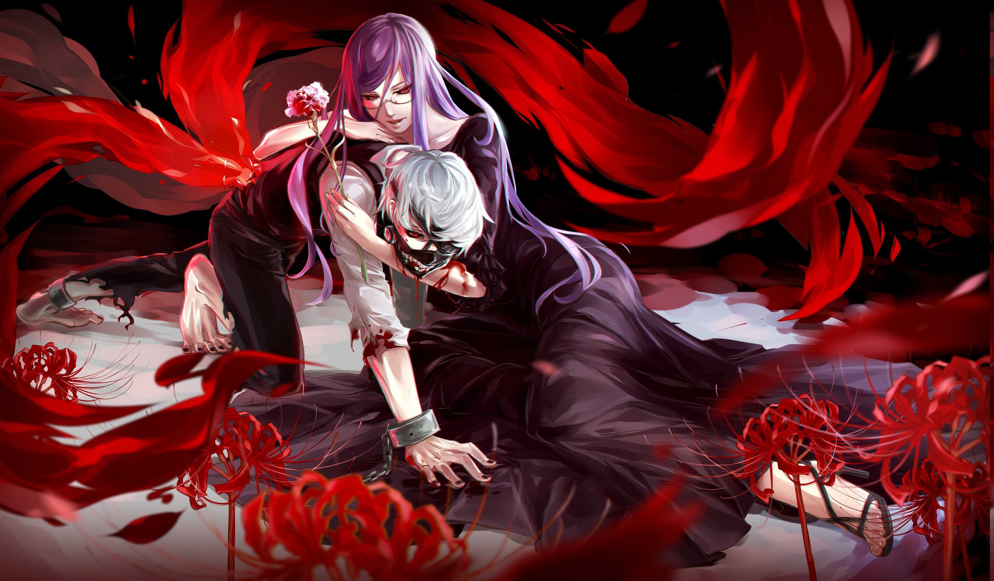 3422x2000 Desktop For Tokyo Ghoul Kirishima Touka Man Space Tap To See More