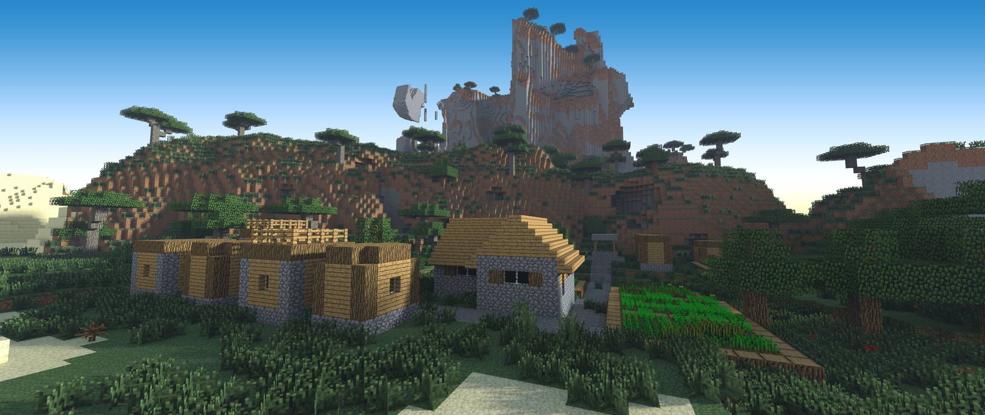 1920x810 Free Minecraft HD Wallpaper