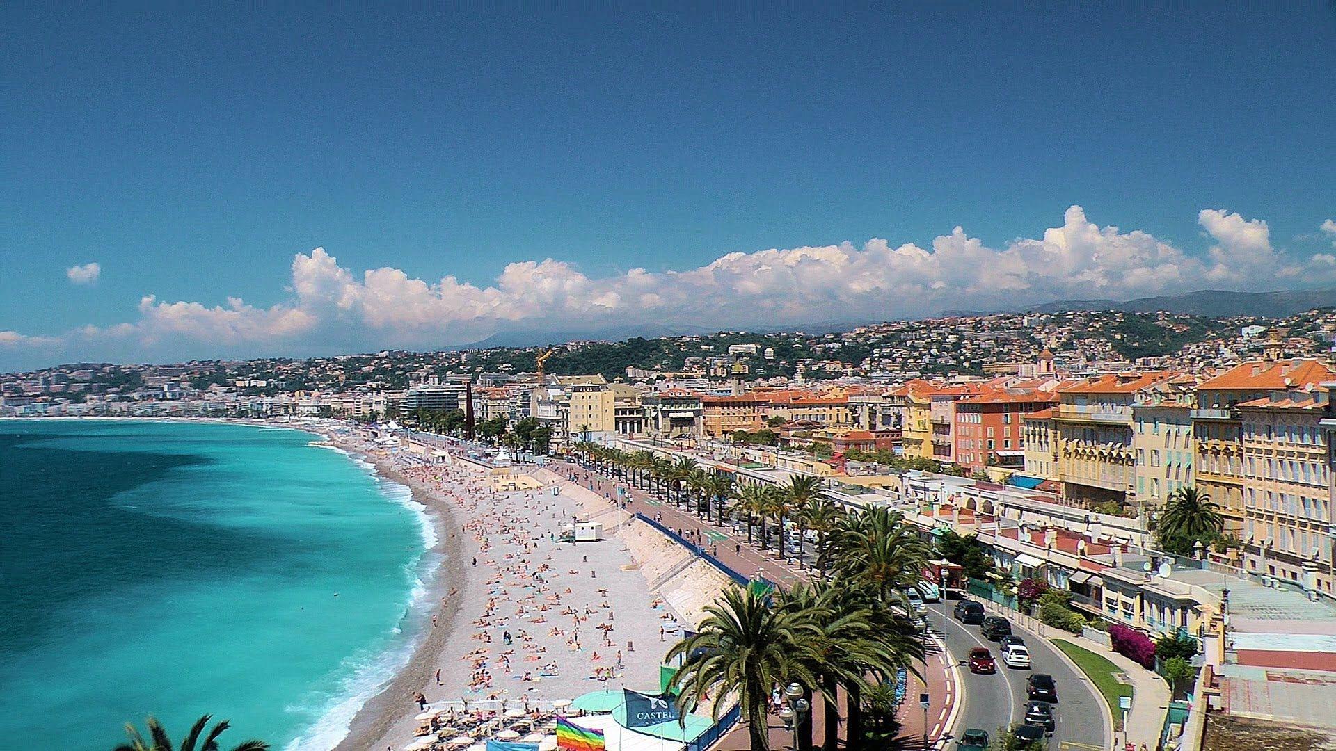 1920x1080 Travel & World Coastal View Nice France wallpaper Desktop