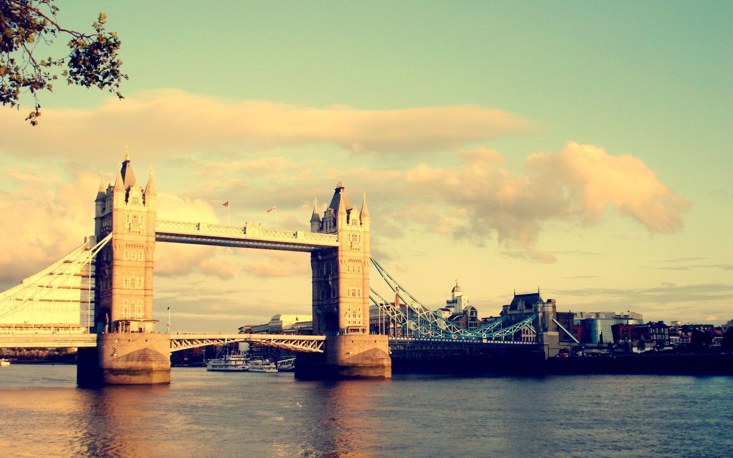 2560x1600 United, Kingdom, Water, City, London, Bridge, Sky, River