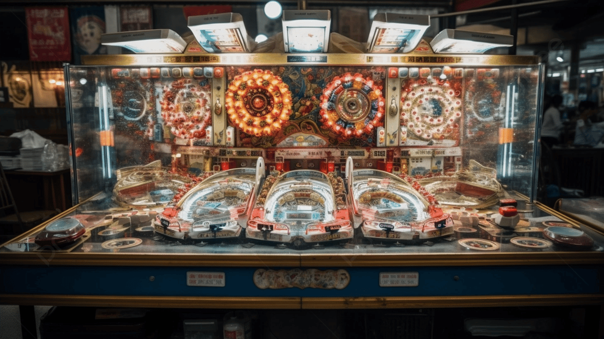1200x673 Pinball Machine In A Store Background