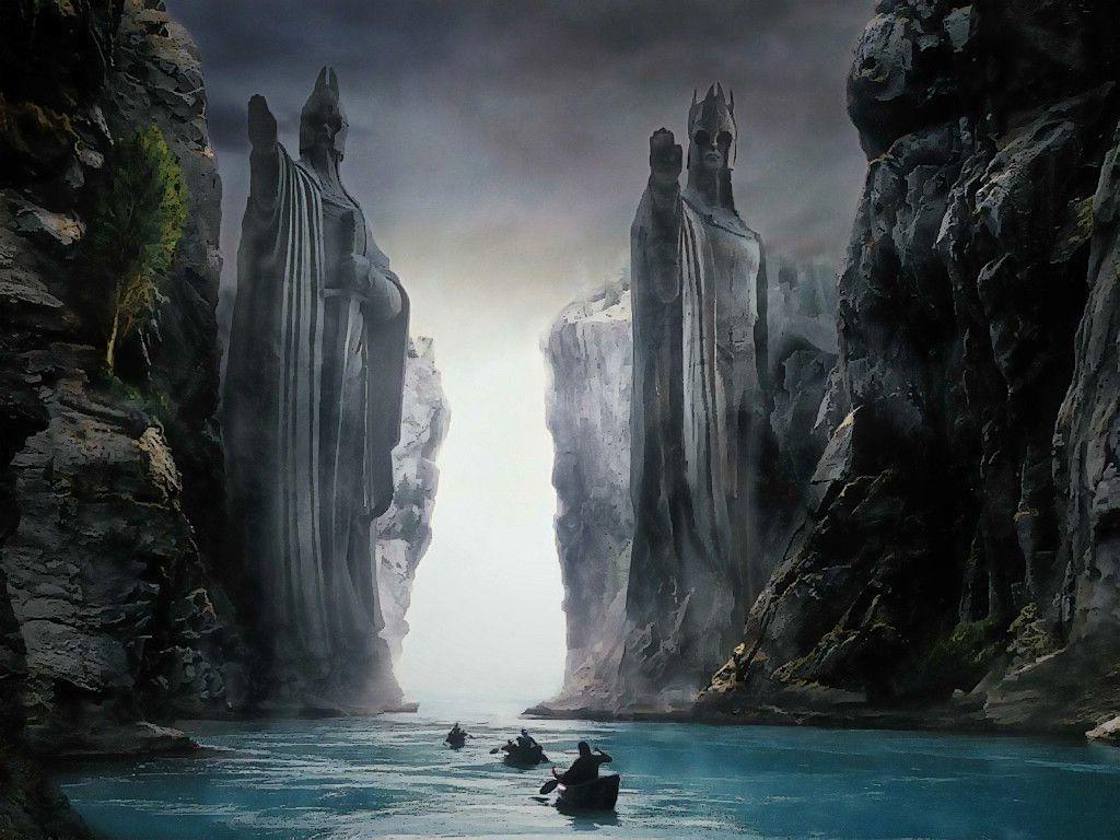 1024x768 The Lord Of The Rings, Movies, Argonath, The Lord Of