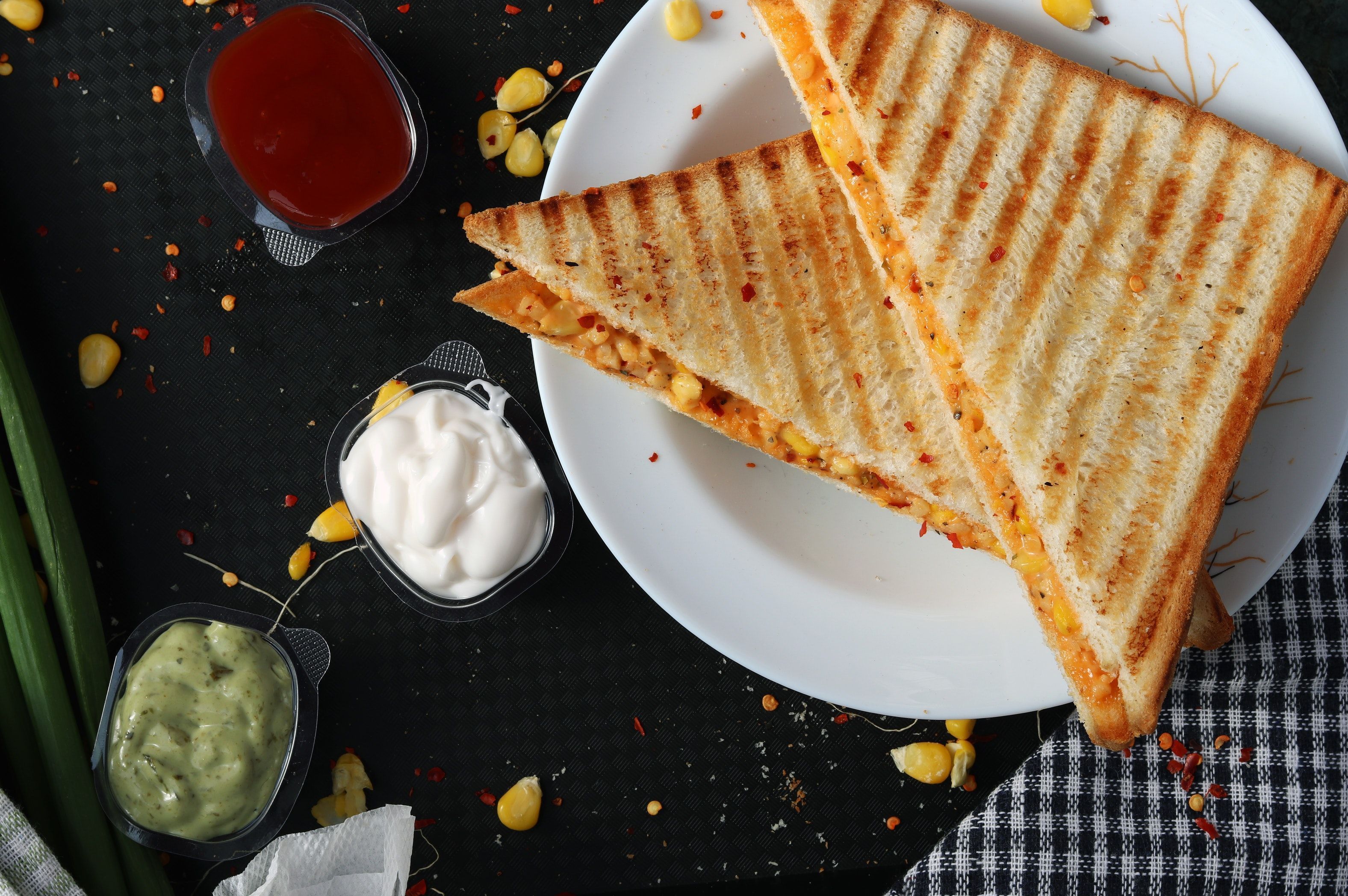 3153x2096 Corn Sandwich. HD photo