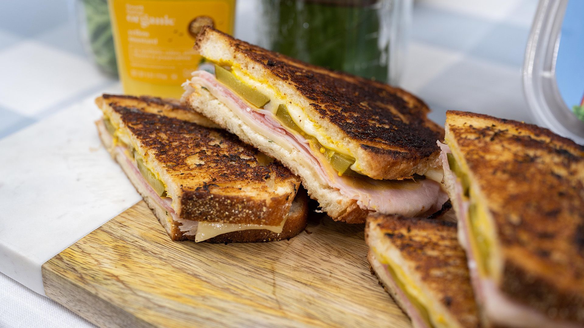 1920x1080 Cubano Style Grilled Cheese Recipe