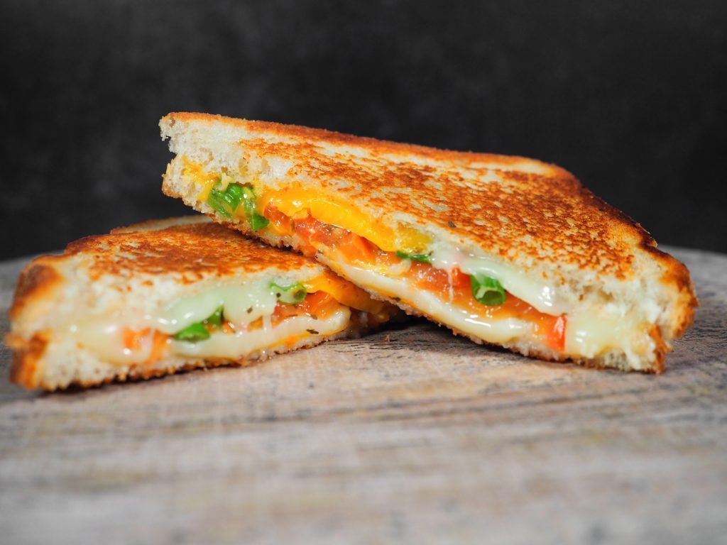 1024x768 Confetti Grilled Cheese With Tomato