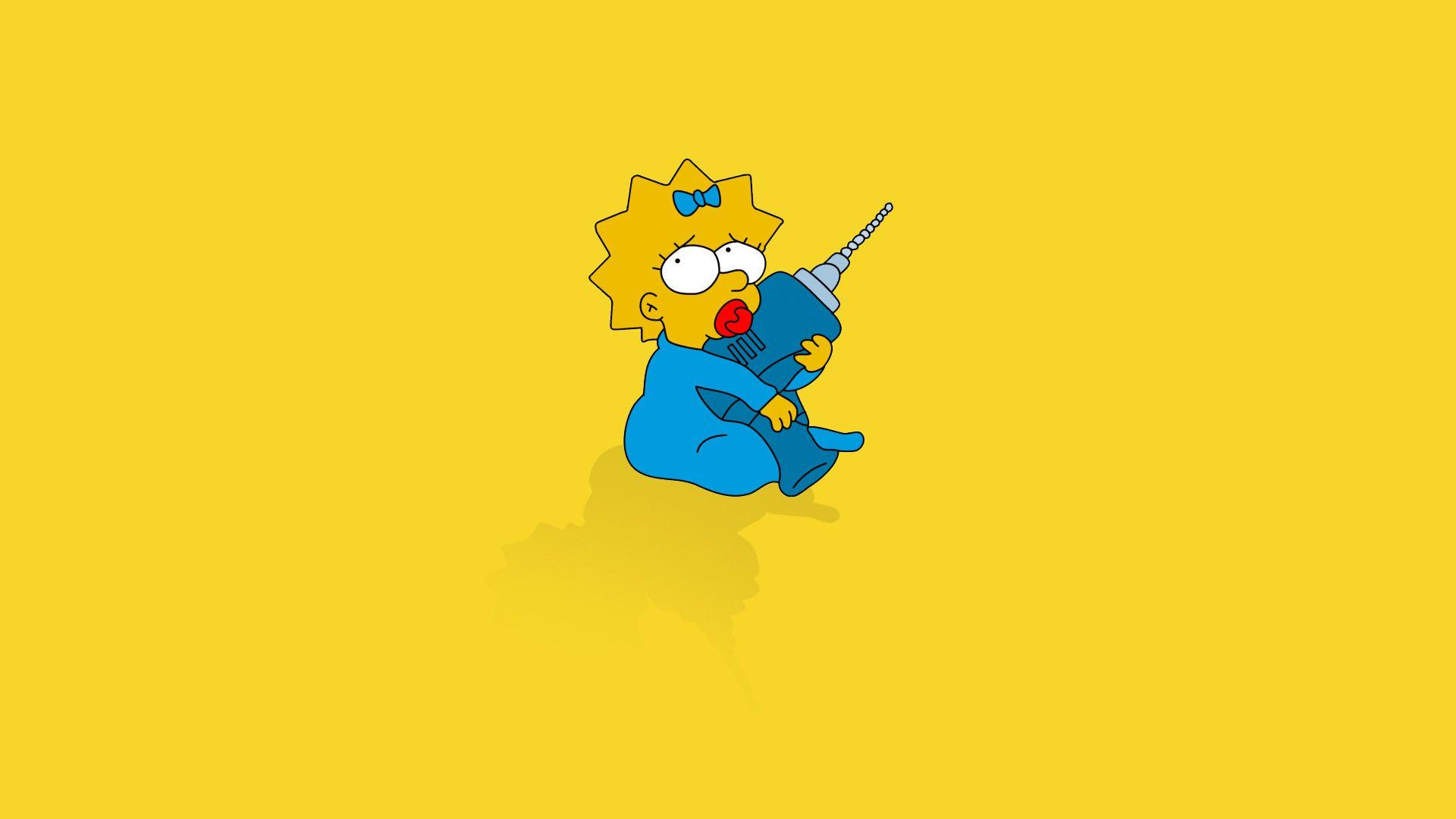 1920x1080 Funny Simpsons Wallpaper