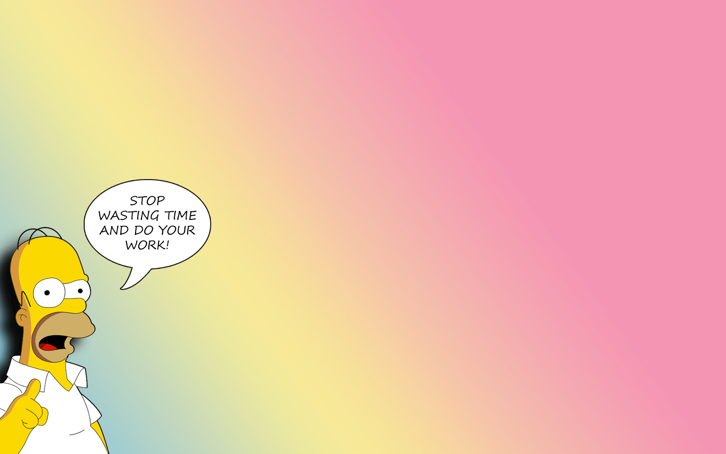 1440x900 Homer Simpson Wallpaper
