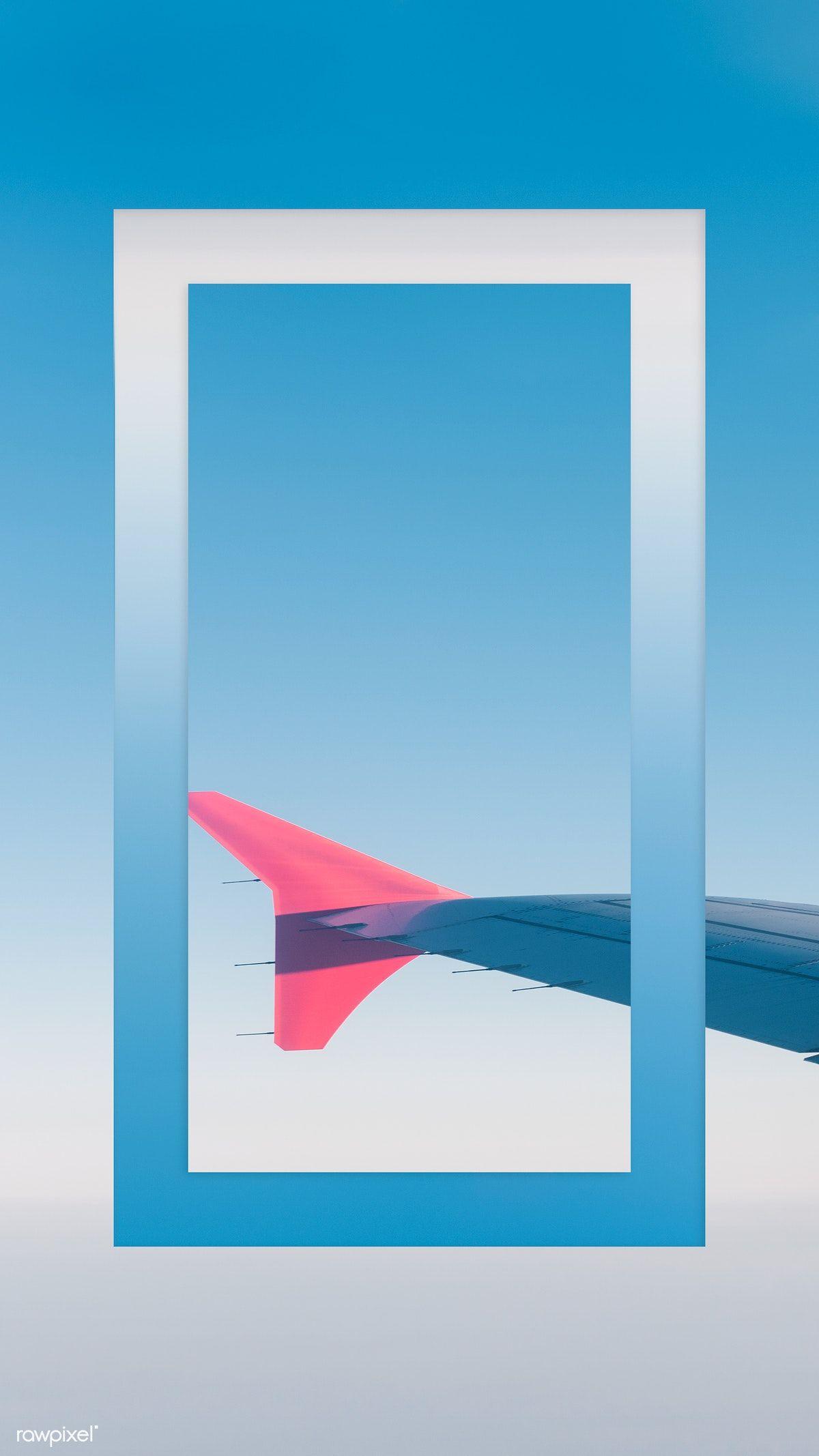 1200x2134 Download premium image of Airplane tail mobile phone wallpaper 1214236