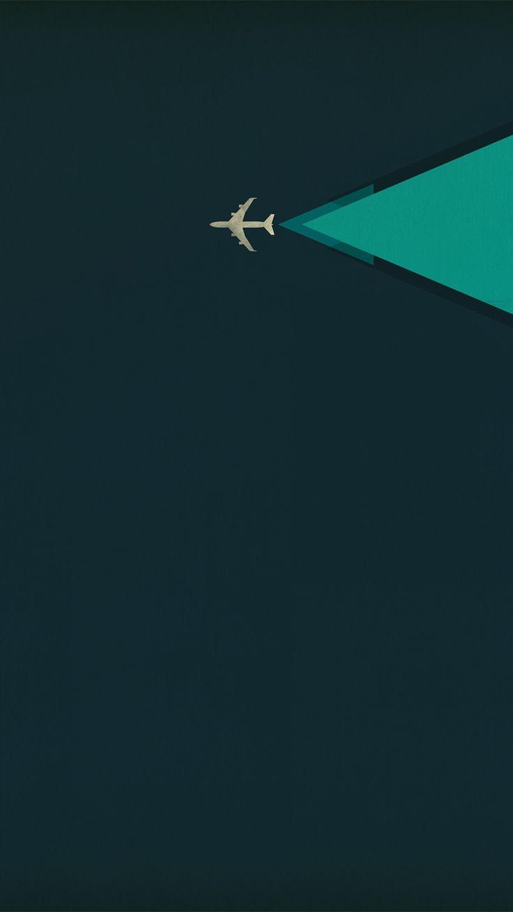 736x1308 Paper Airplane Wallpaper