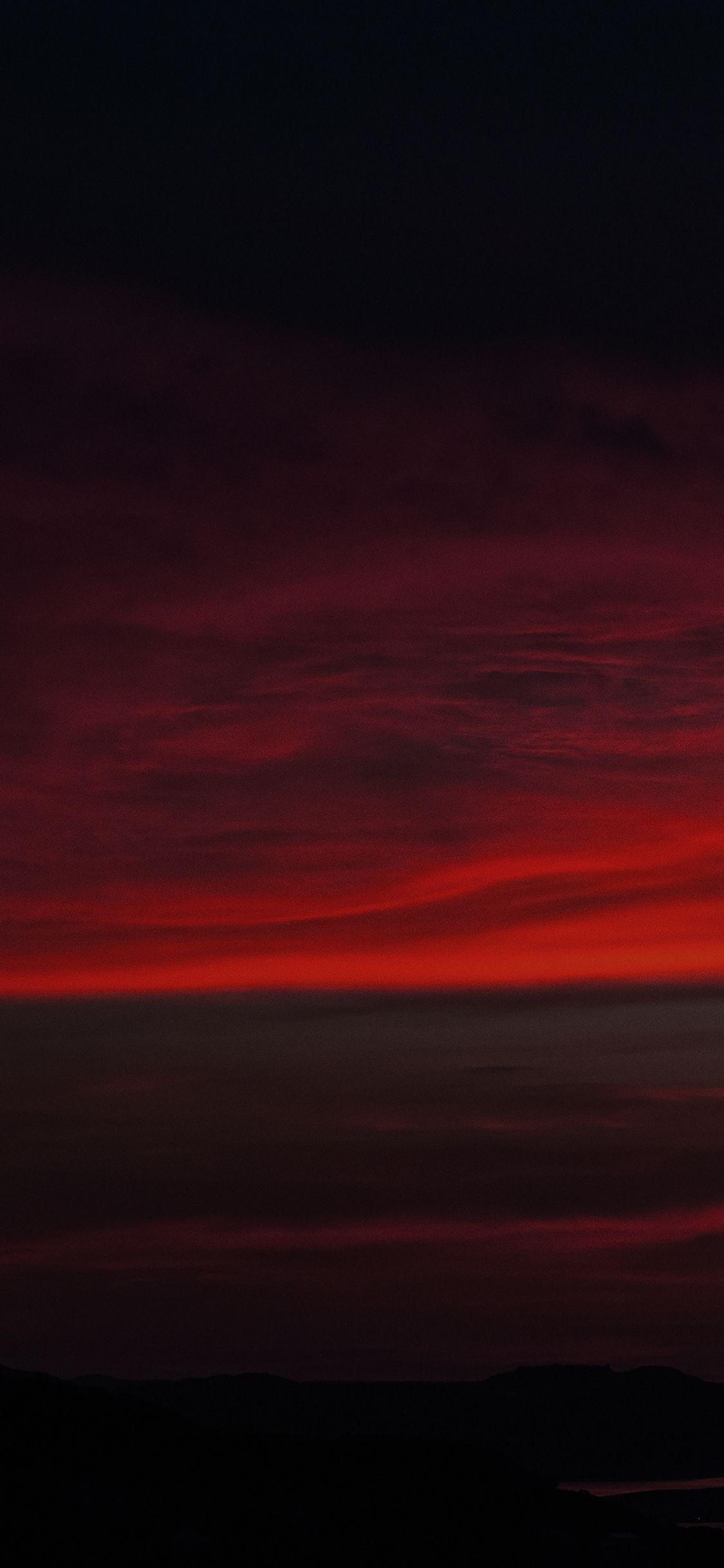 1125x2436 iPhoneXpapers carroll red sky was falling cloud nature