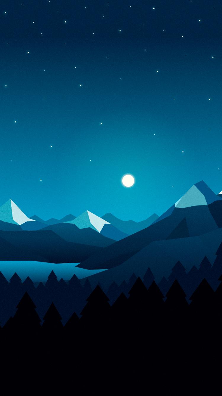 750x1334 Flat Mobile Wallpaper