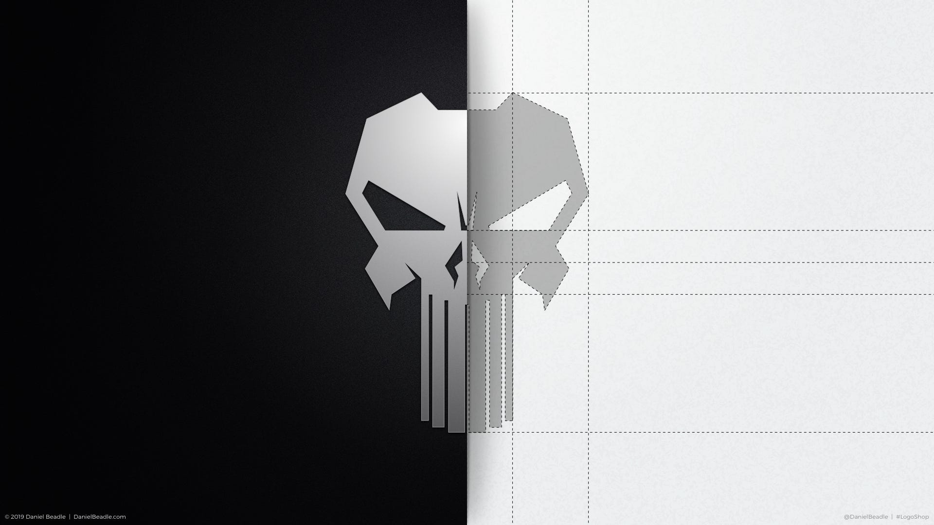 1920x1080 LogoShop Part 8: The Punisher. Creating