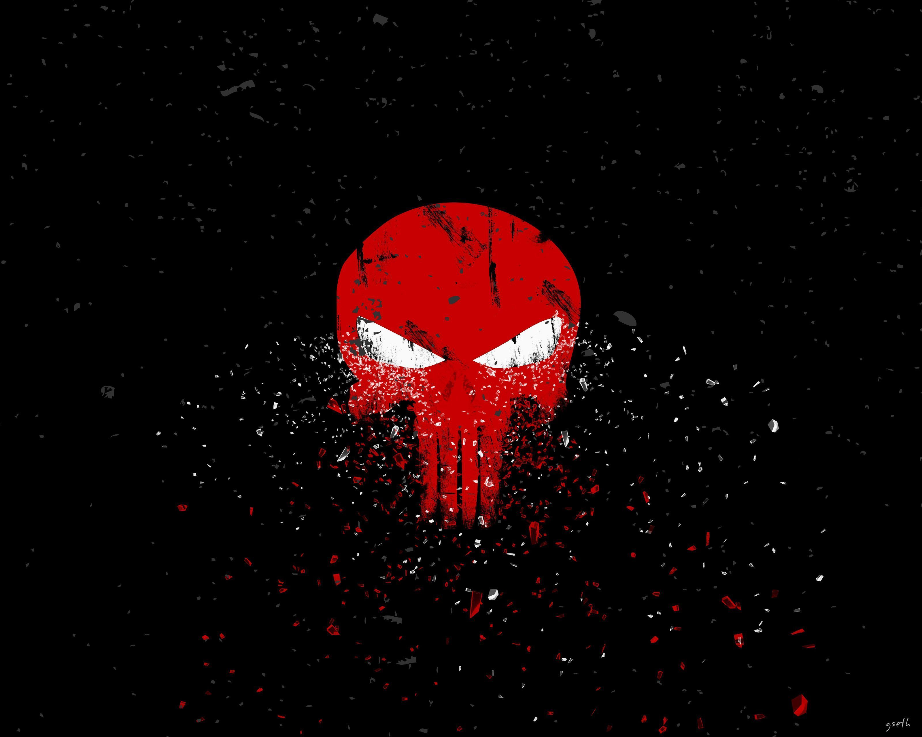 3200x2560 Punisher Logo 4k Wallpaper, HD Artist