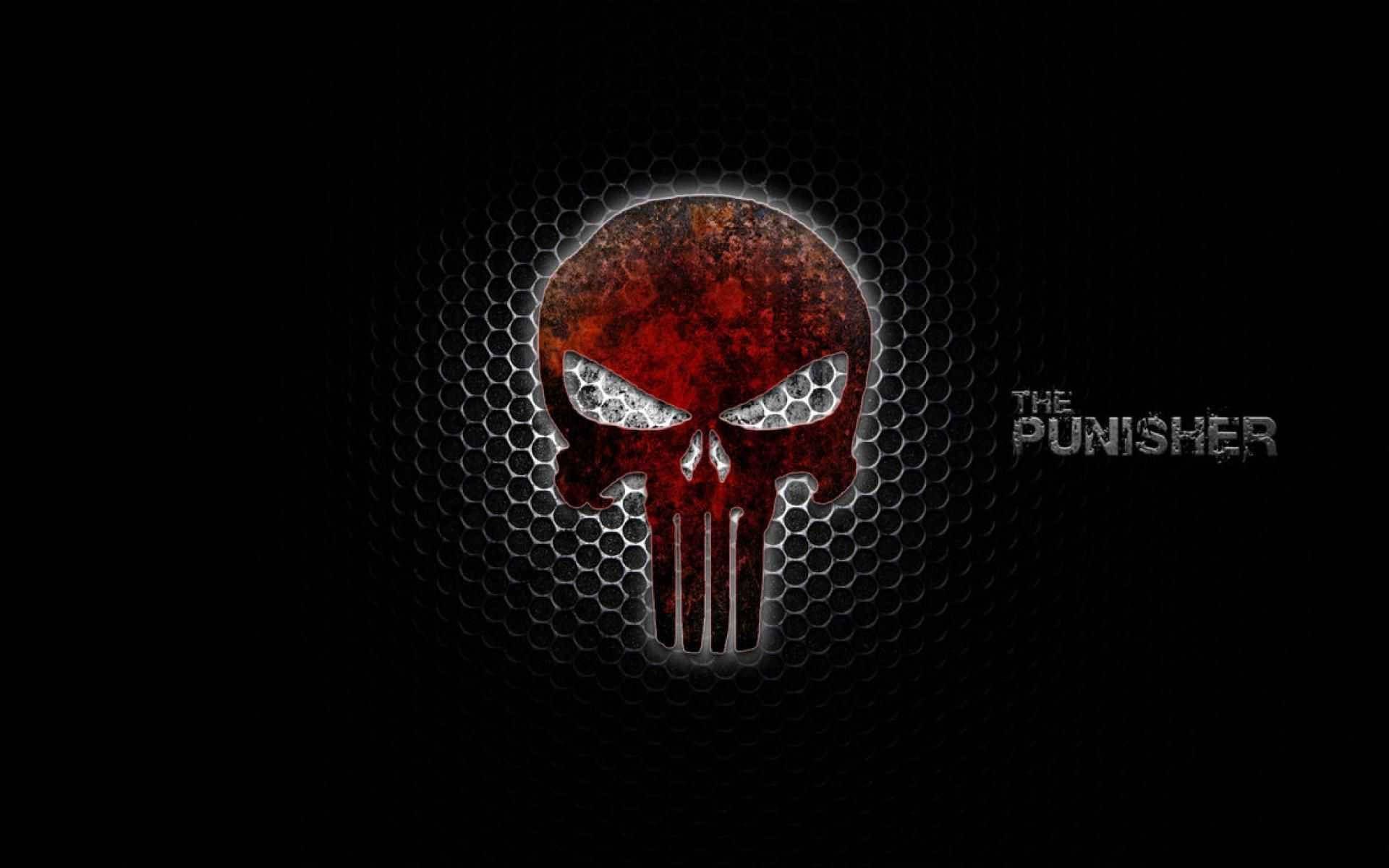 1920x1200 Black Punisher Logo Wallpaper