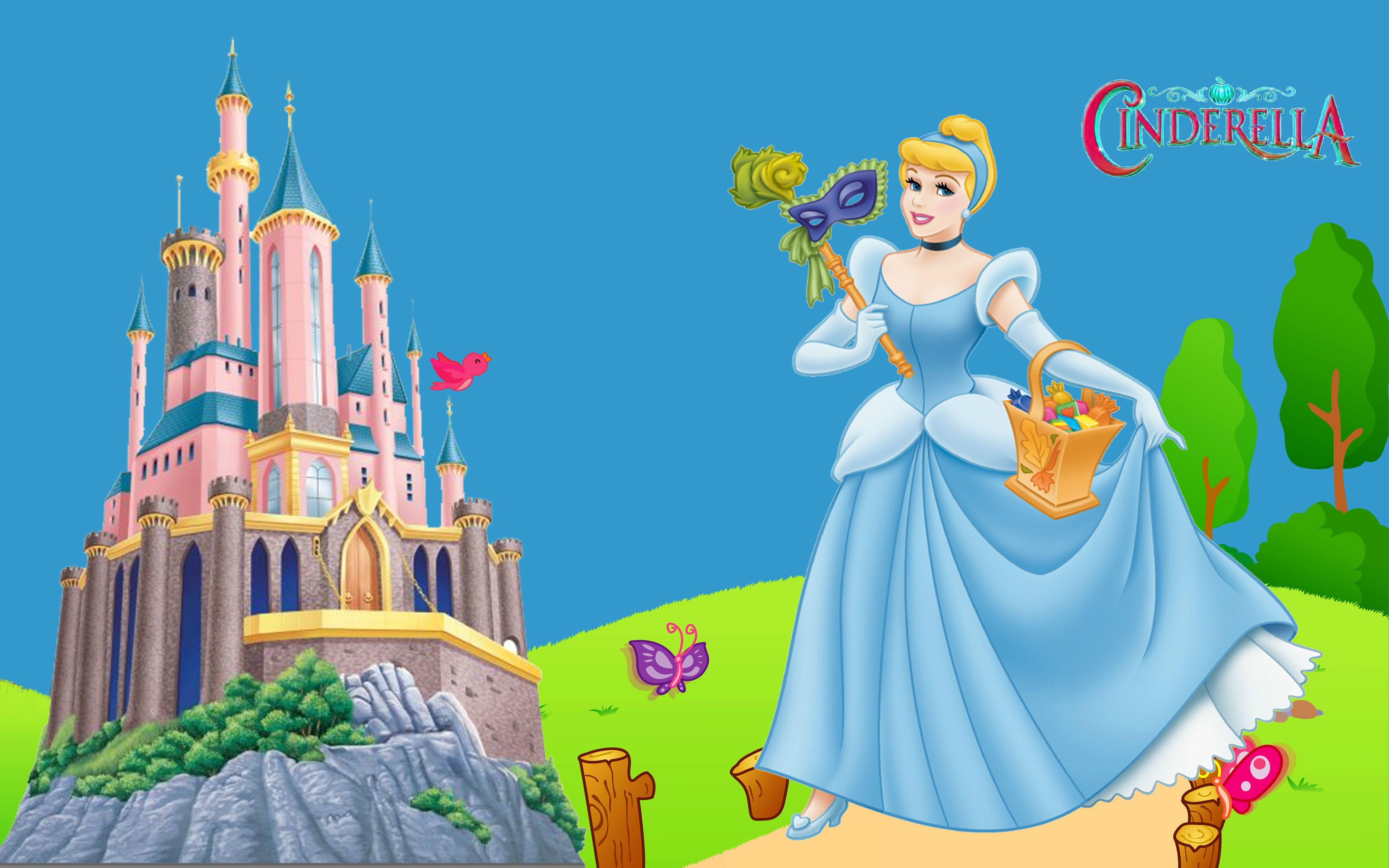 3840x2400 Cinderella Wallpaper :