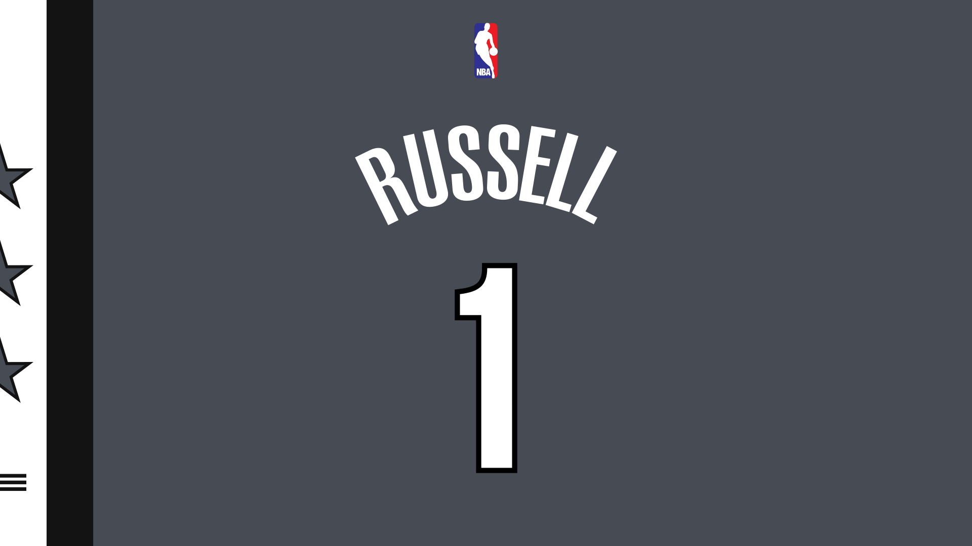 1920x1080 D'Angelo Russell Brooklyn Nets Jersey Wallpaper
